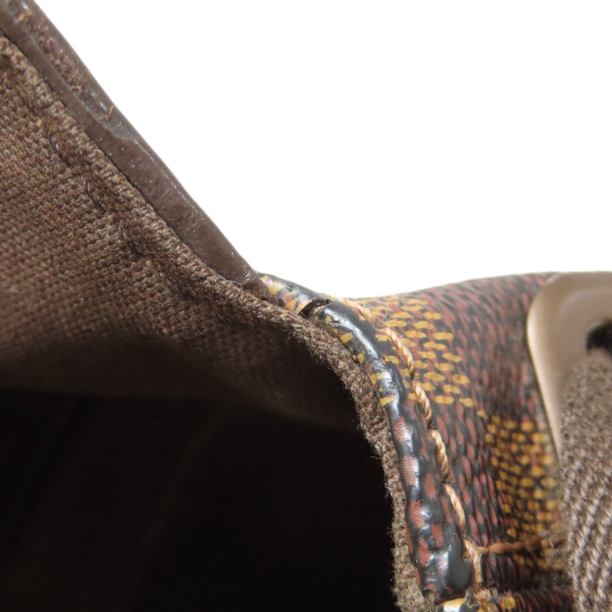 Louis Vuitton Damier Canvas Ebene Damier Canvas Shoulder Bag (Pre-Owned)