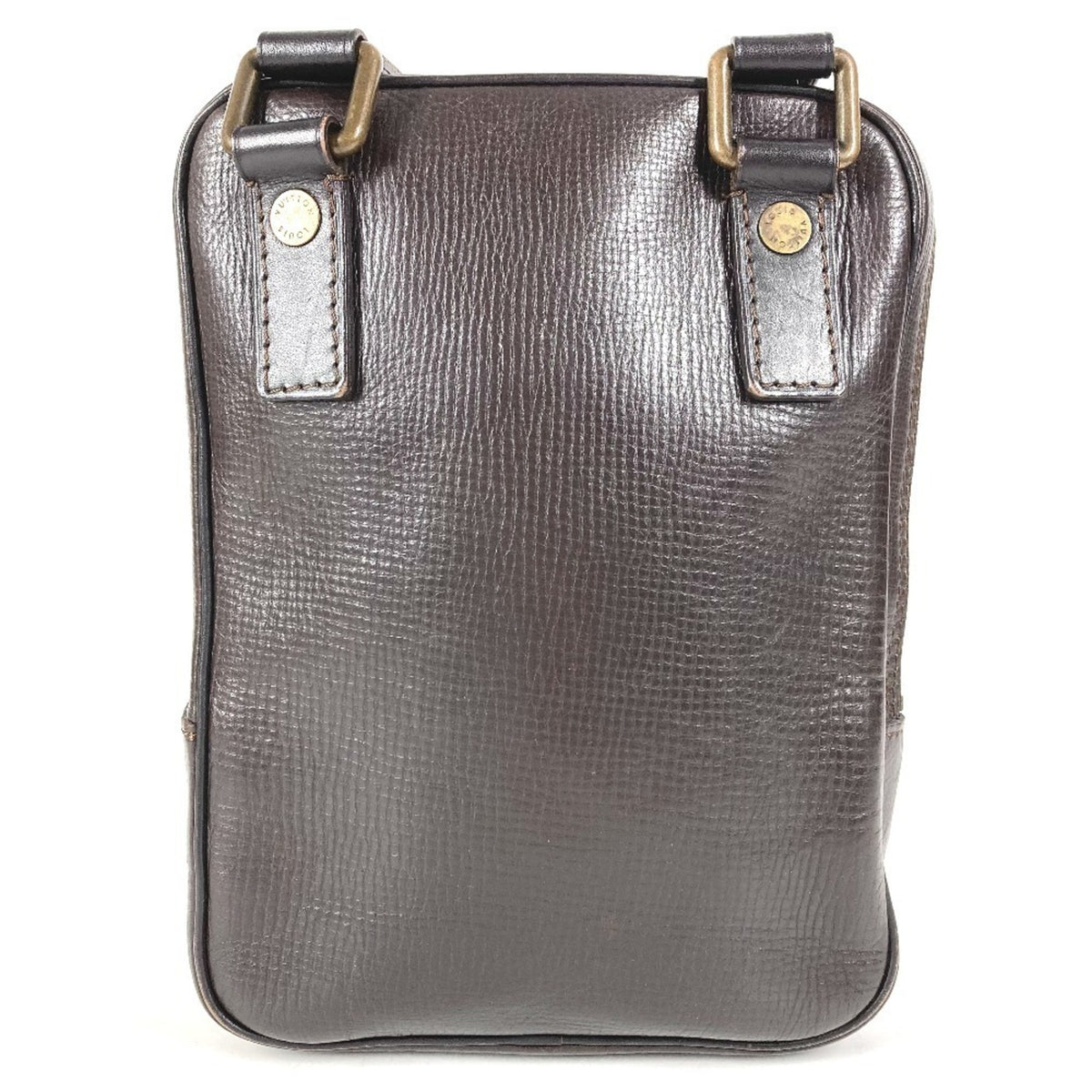 Louis Vuitton Brown Coffee Utah Leather Leather Pochette Shoulder Bag (Pre-Owned)