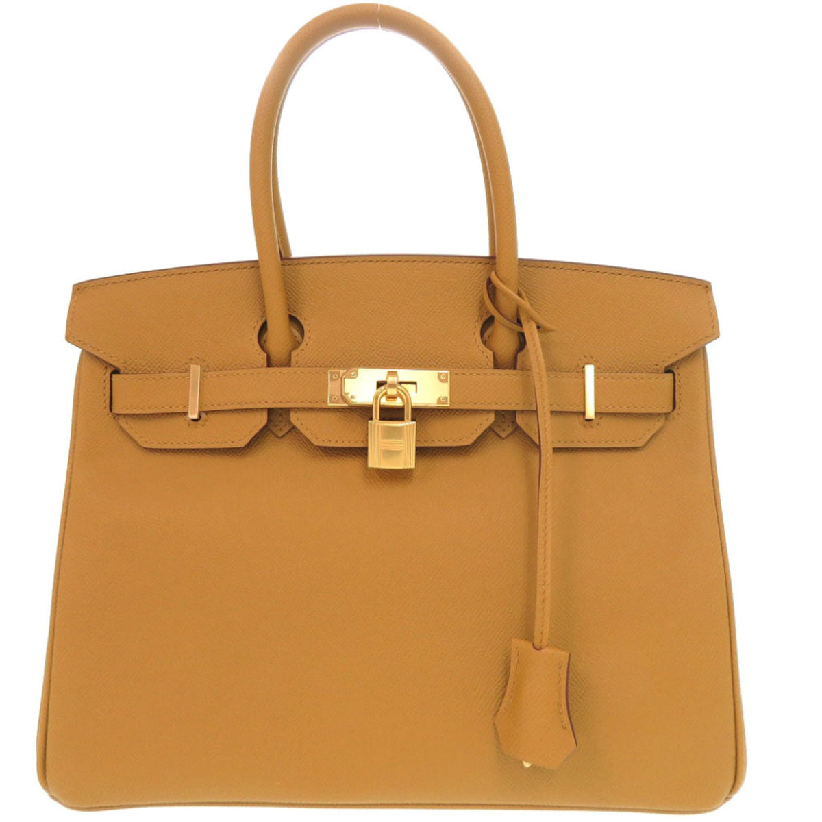 Hermes Gold Epsom Leather Handbag (Pre-Owned)