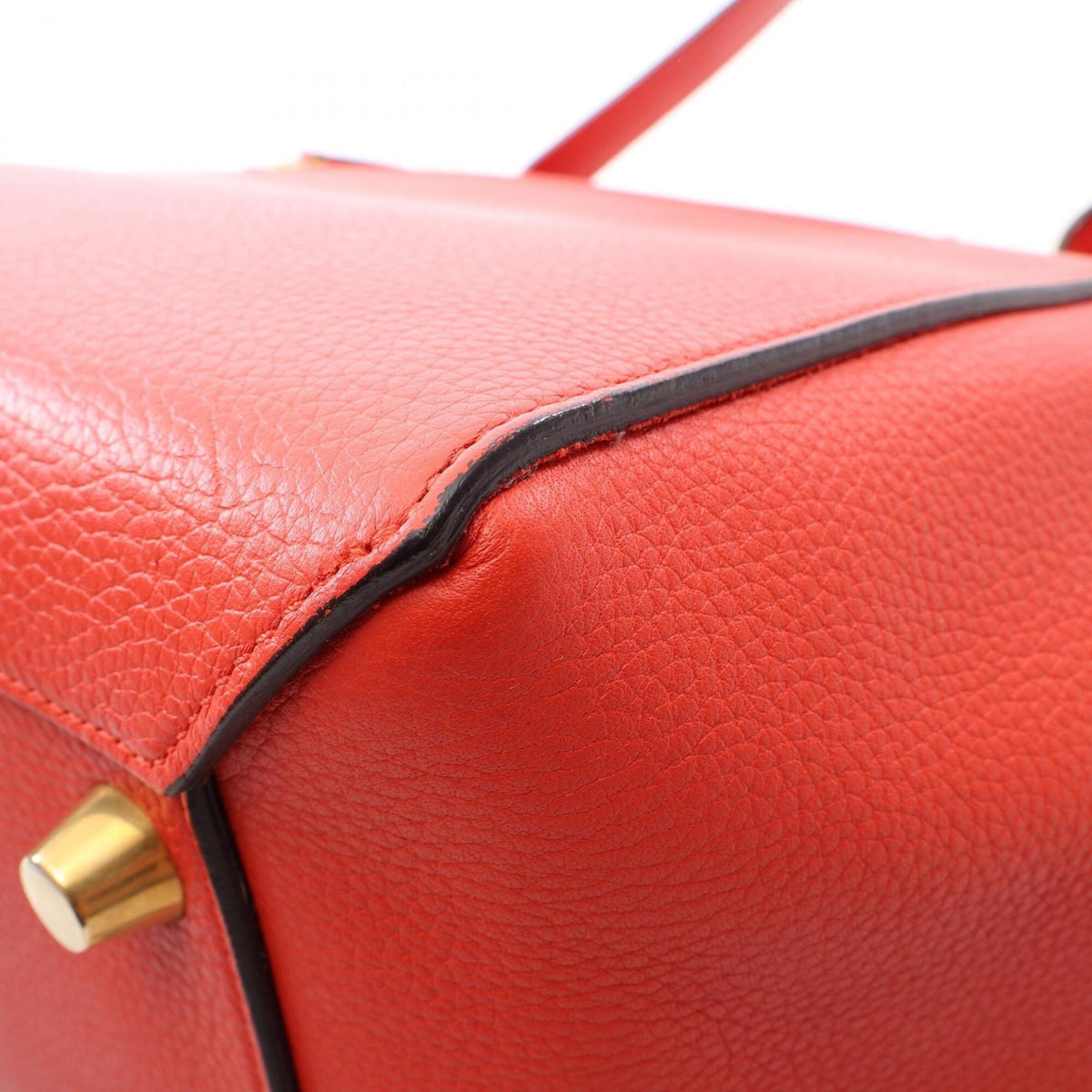 Celine Red Color Leather Handbag (Pre-Owned)