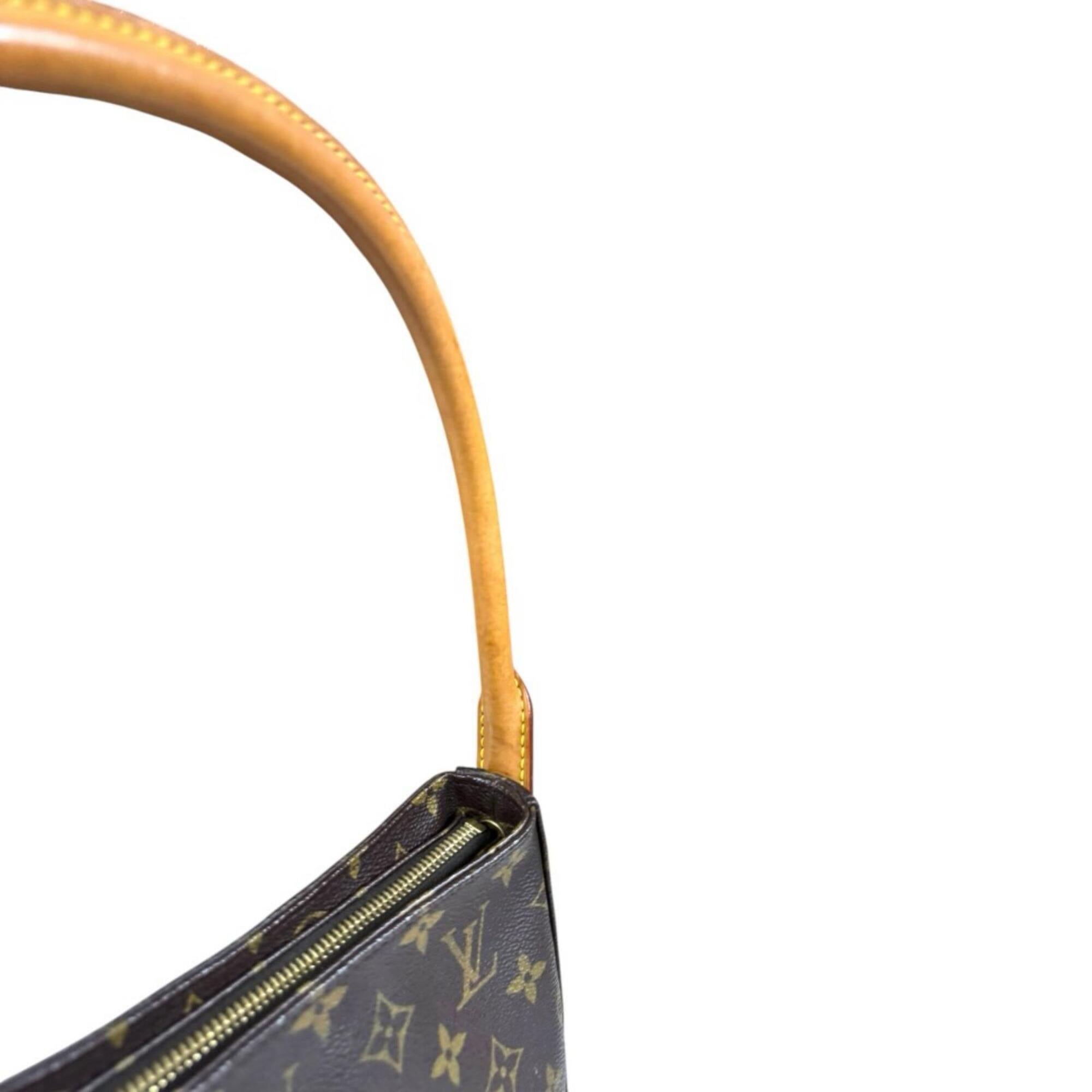 Louis Vuitton Brown Monogram Canvas Shoulder Bag (Pre-Owned)