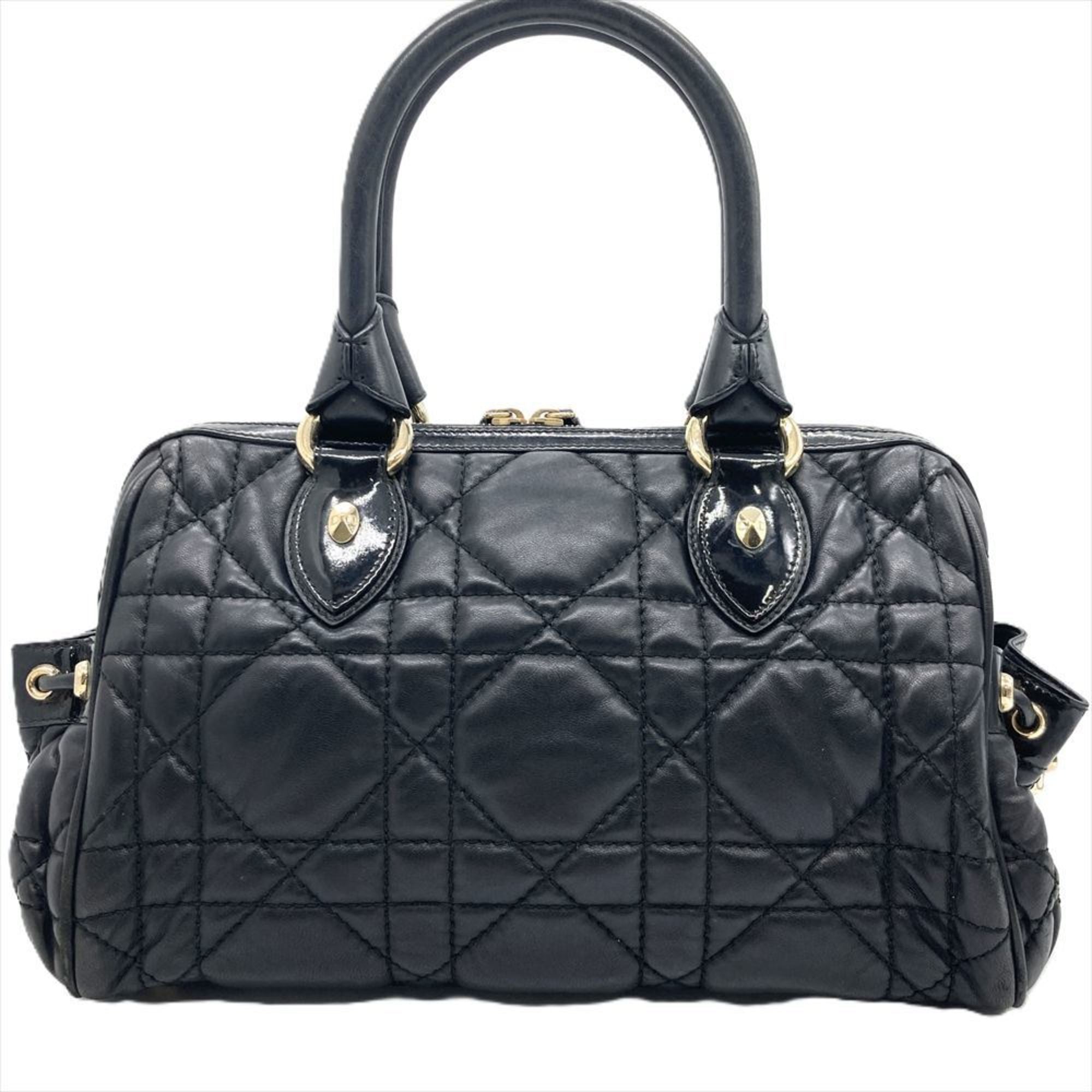 Christian Dior Black Leather Handbag (Pre-Owned)