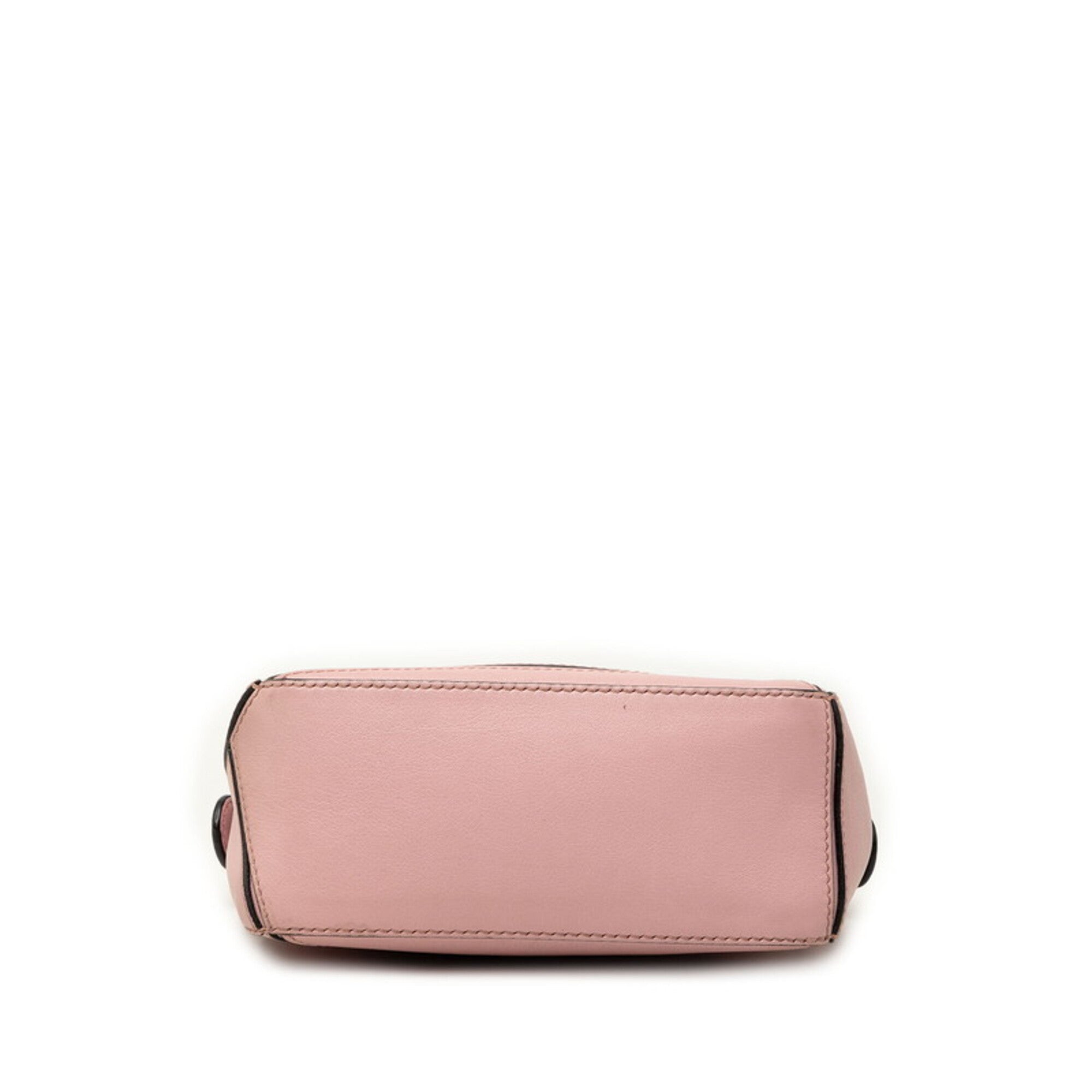 Loewe Pink Leather Handbag Shoulder Bag (Pre-Owned)