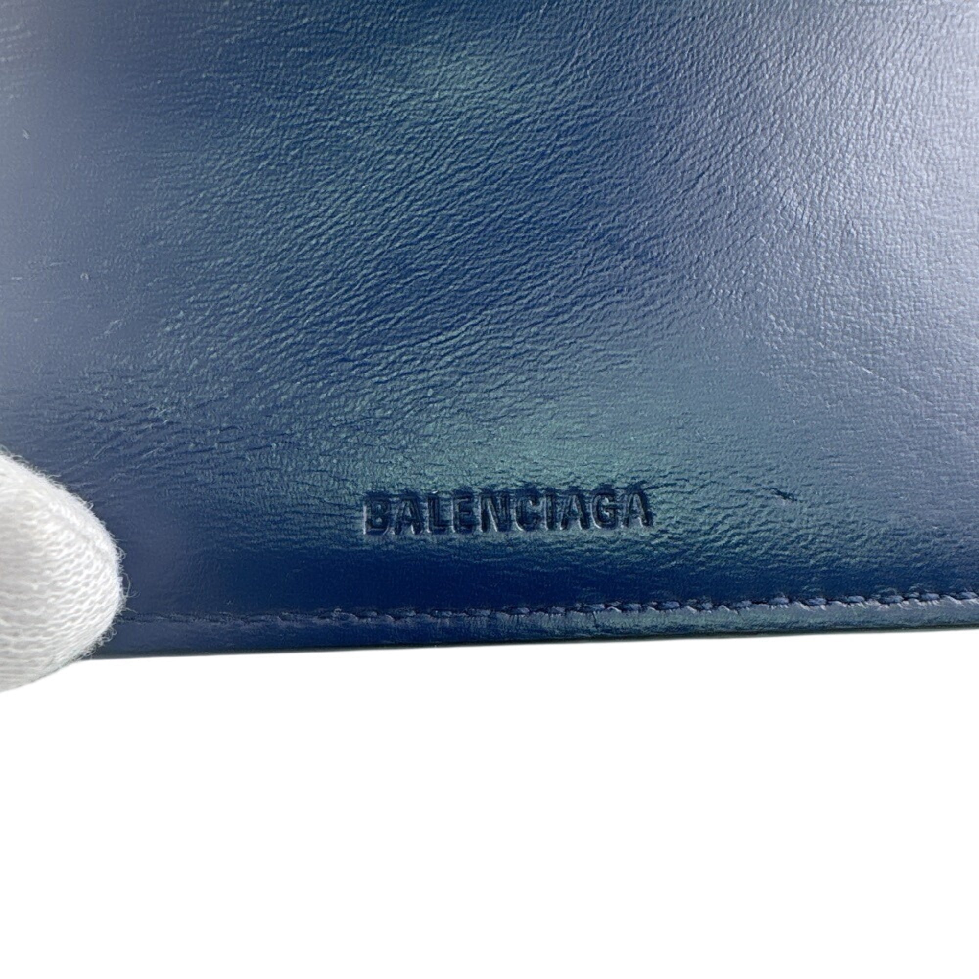Balenciaga Blue Wallet (Tri-Fold) (Pre-Owned)