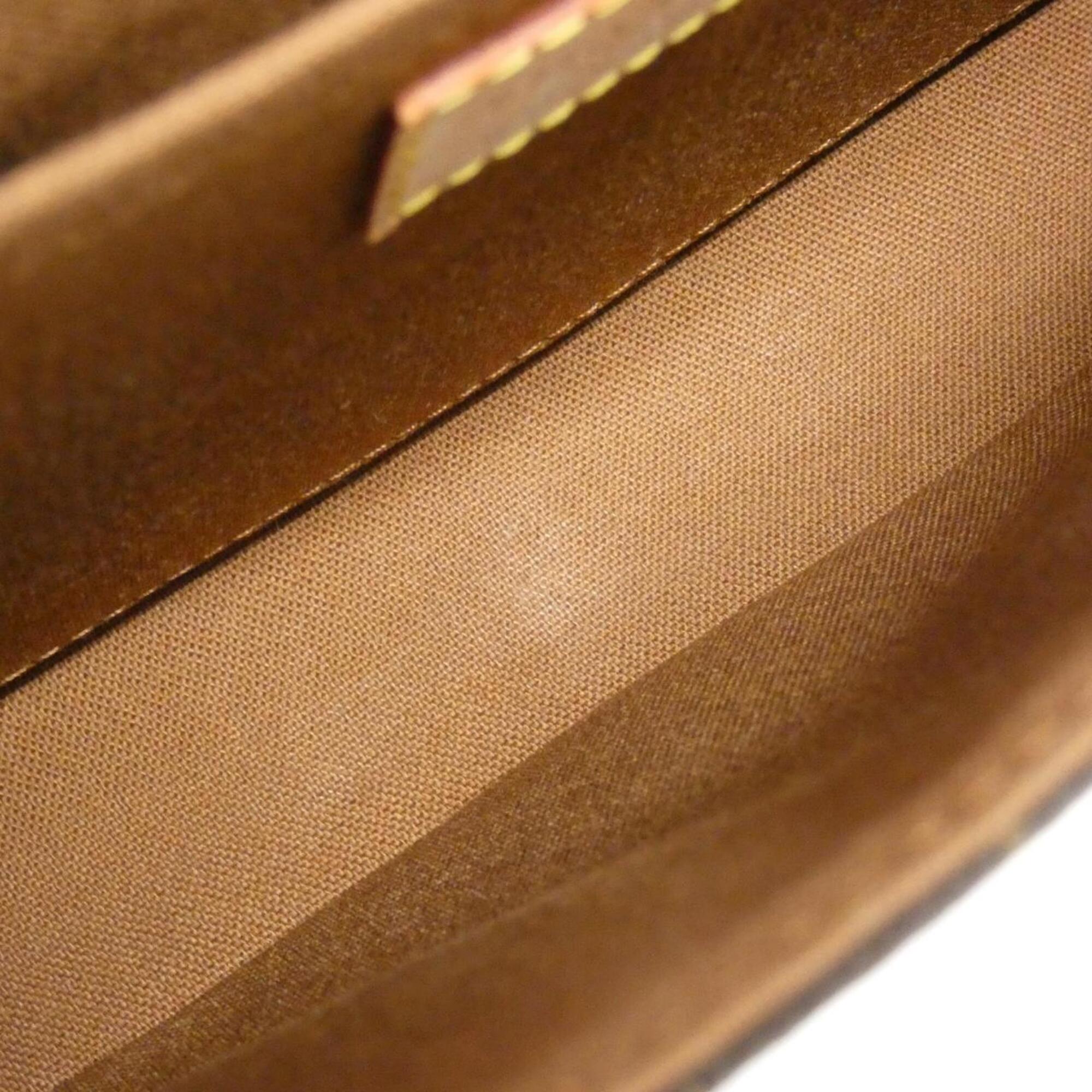 Louis Vuitton Monogram Marron Coated Canvas Backpack (Pre-Owned)