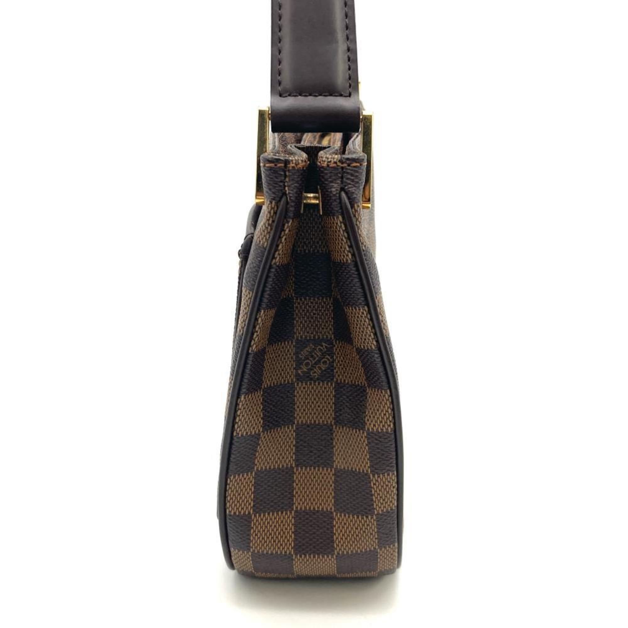 Louis Vuitton Brown Damier Canvas Ebene Damier Canvas Shoulder Bag (Pre-Owned)