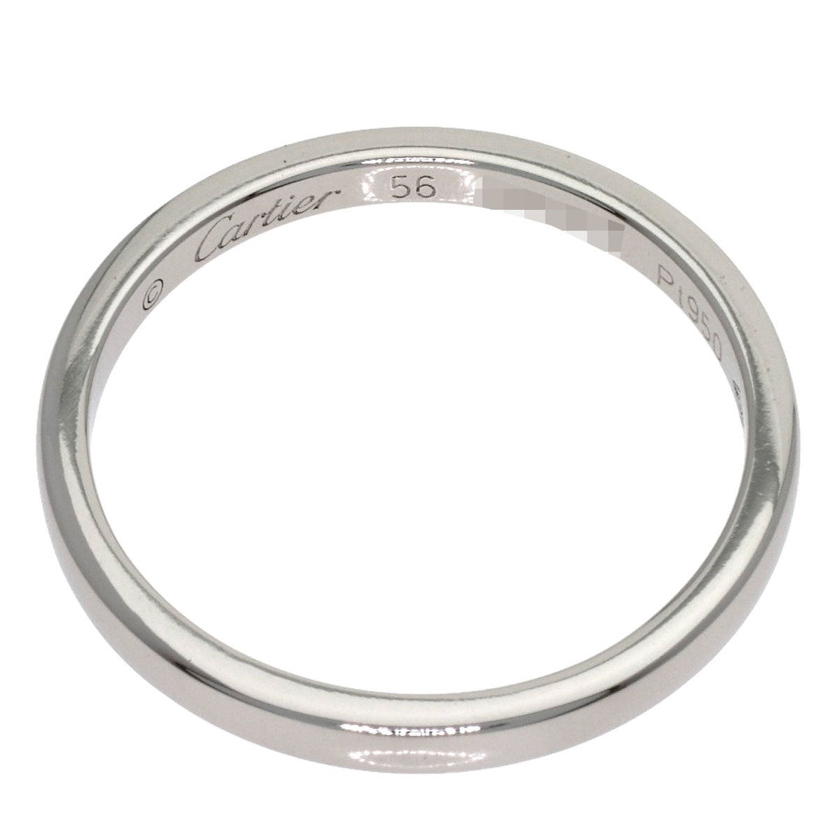Cartier Platinum 950 Band Ring (Pre-Owned)