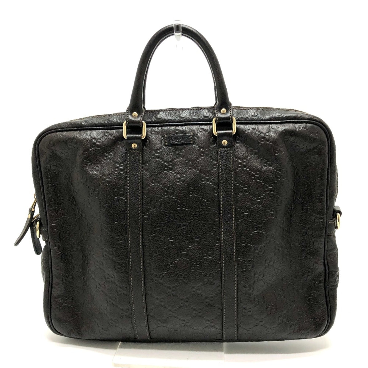 Gucci Brown Leather Briefcase (Pre-Owned)