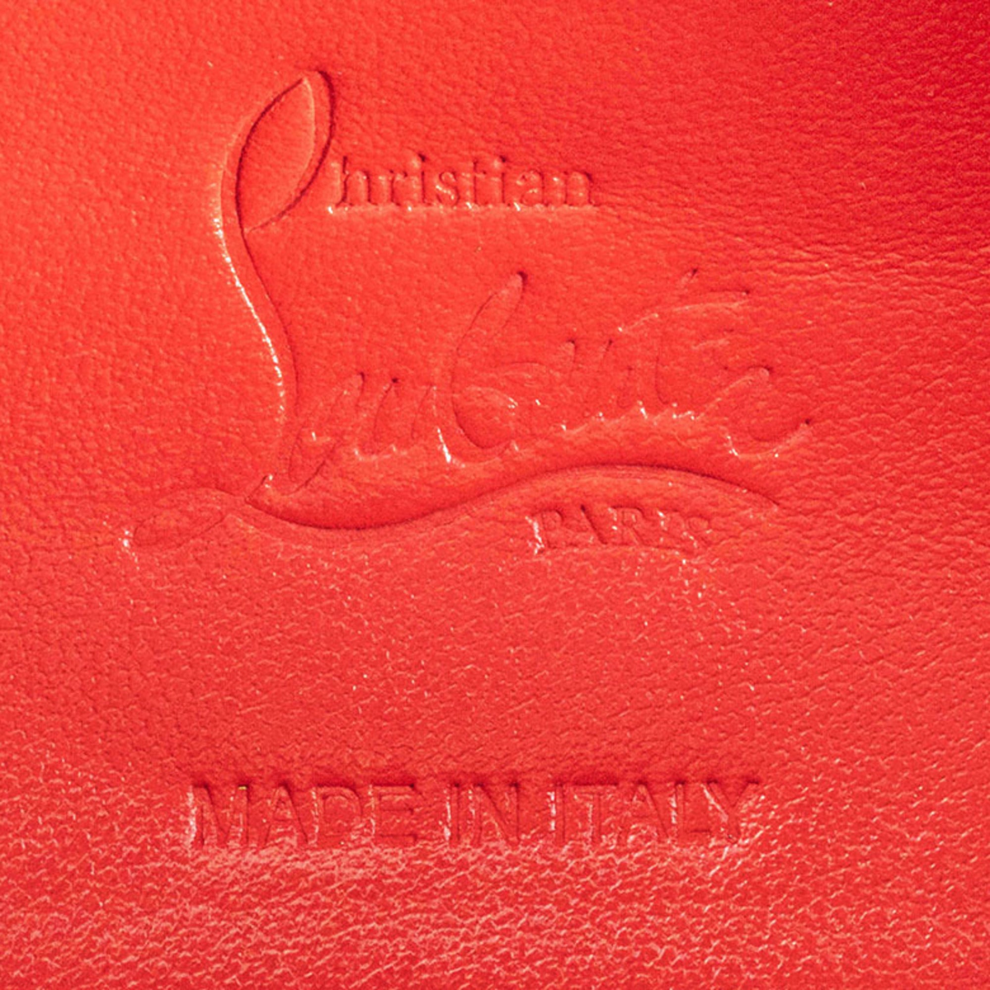 Christian Louboutin Black Leather Clutch Bag (Pre-Owned)