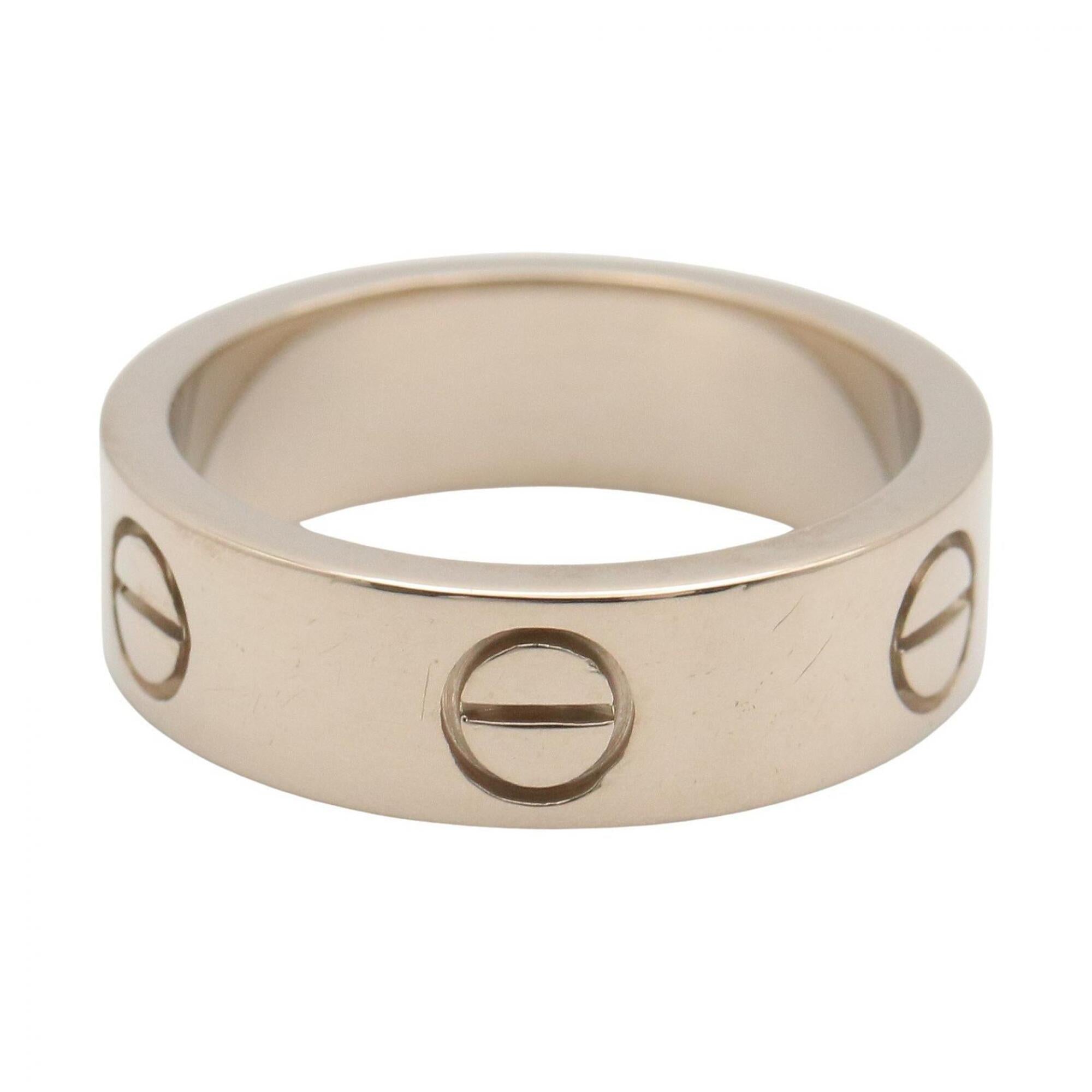 Cartier Silver White Gold (18K) Band Ring (Pre-Owned)