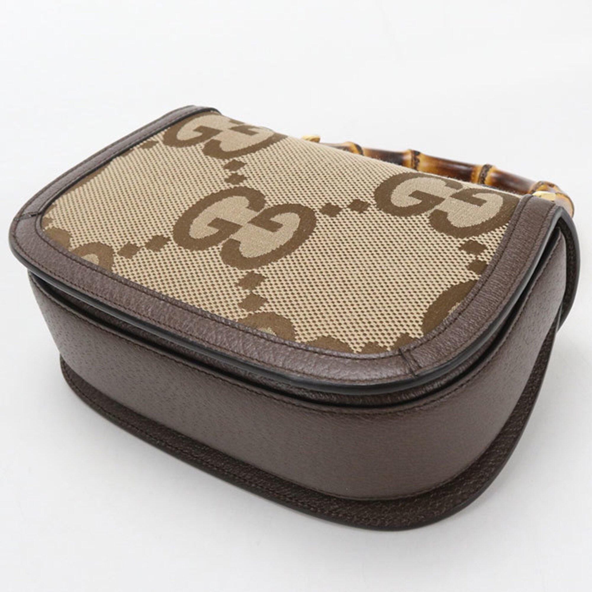 Gucci Beige Canvas Handbag (Pre-Owned)
