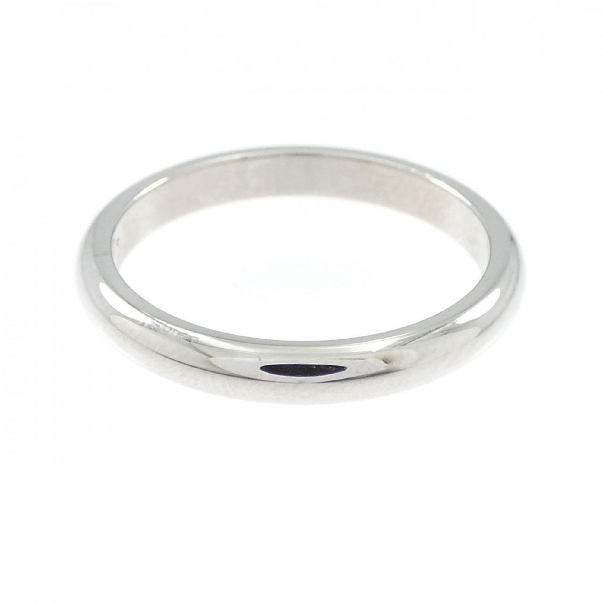 Bvlgari Silver Platinum 950 Band Ring (Pre-Owned)