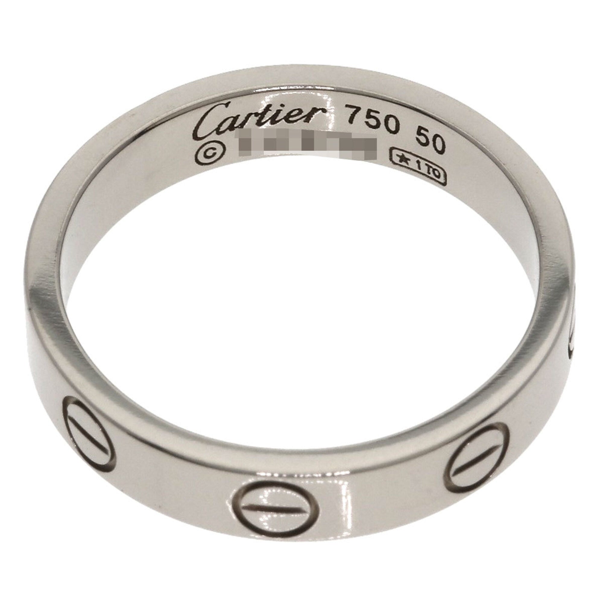 Cartier Love White Gold (18K) Band Ring (Pre-Owned)