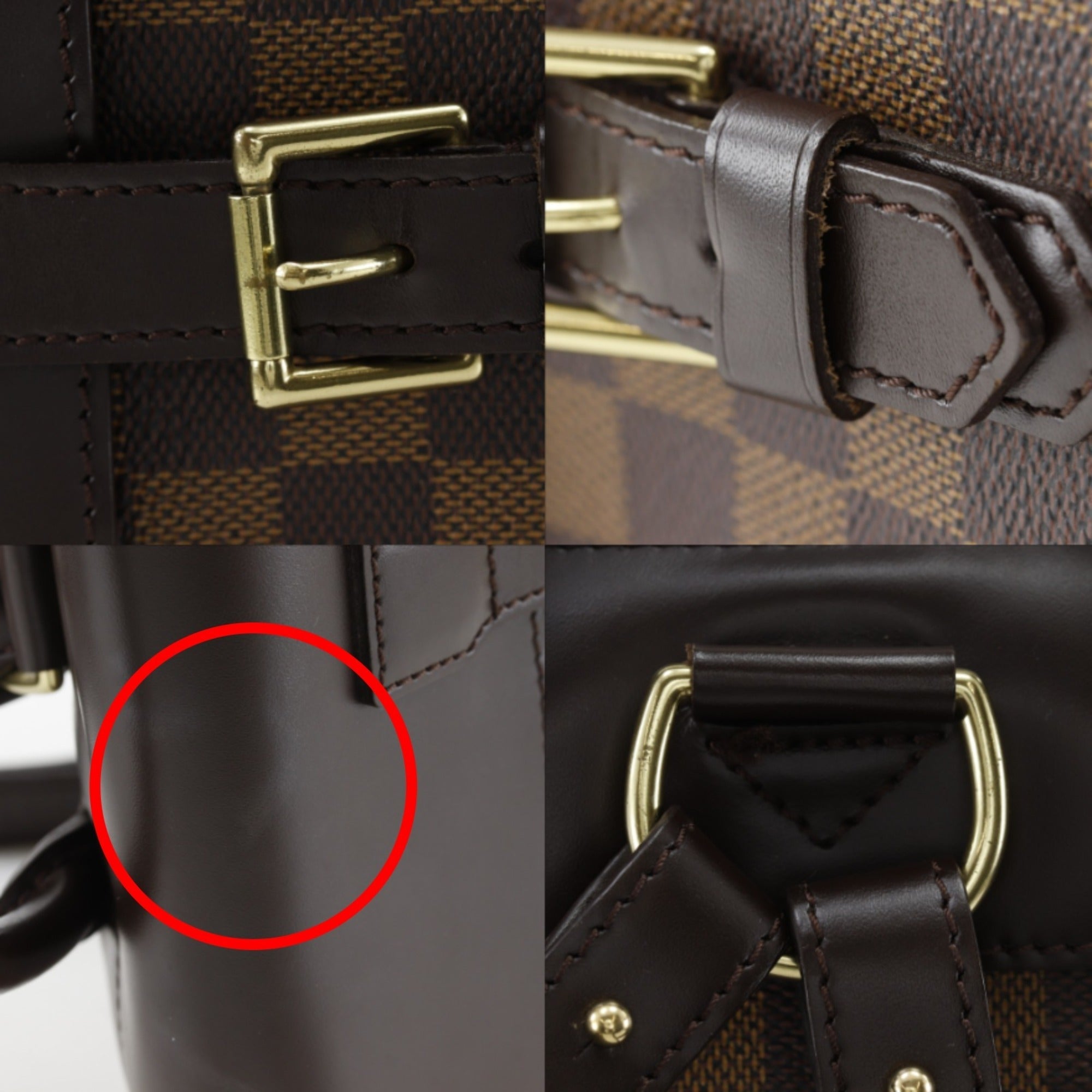 Louis Vuitton Brown Damier Canvas Backpack (Pre-Owned)