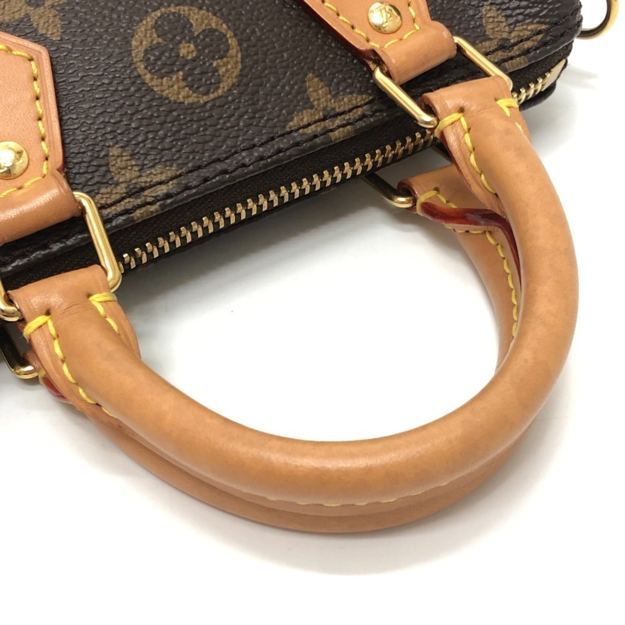 Louis Vuitton Brown Monogram Canvas Handbag Shoulder Bag (Pre-Owned)