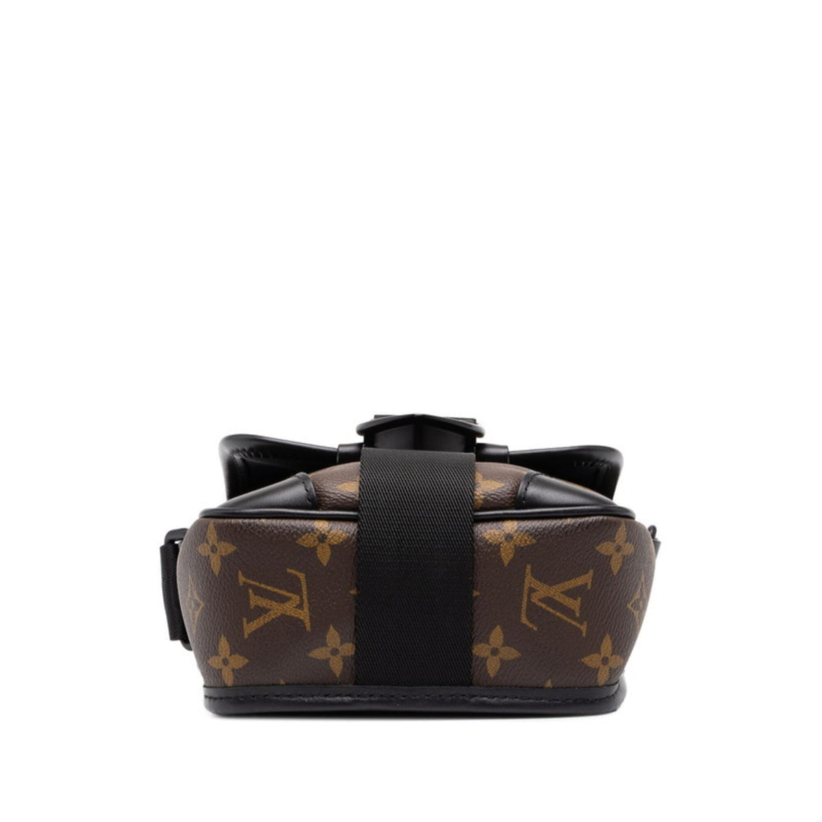 Louis Vuitton Black Brown Pvc Leather Shoulder Bag (Pre-Owned)