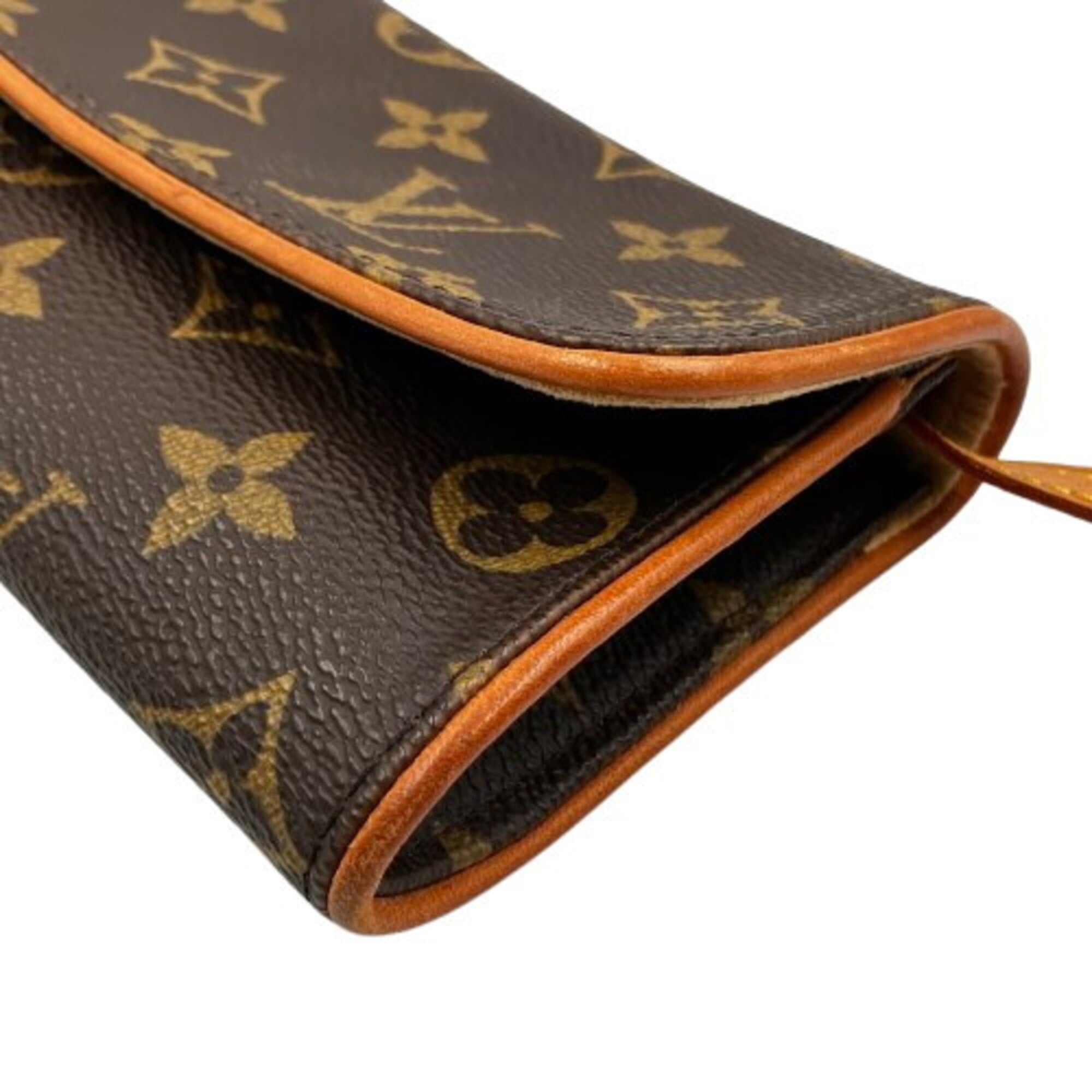 Louis Vuitton Monogram Brown Pvc Pochette Shoulder Bag (Pre-Owned)