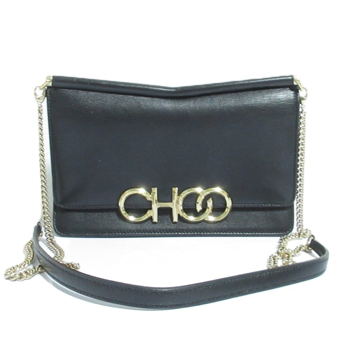 Jimmy Choo Black Shoulder Bag (Pre-Owned)