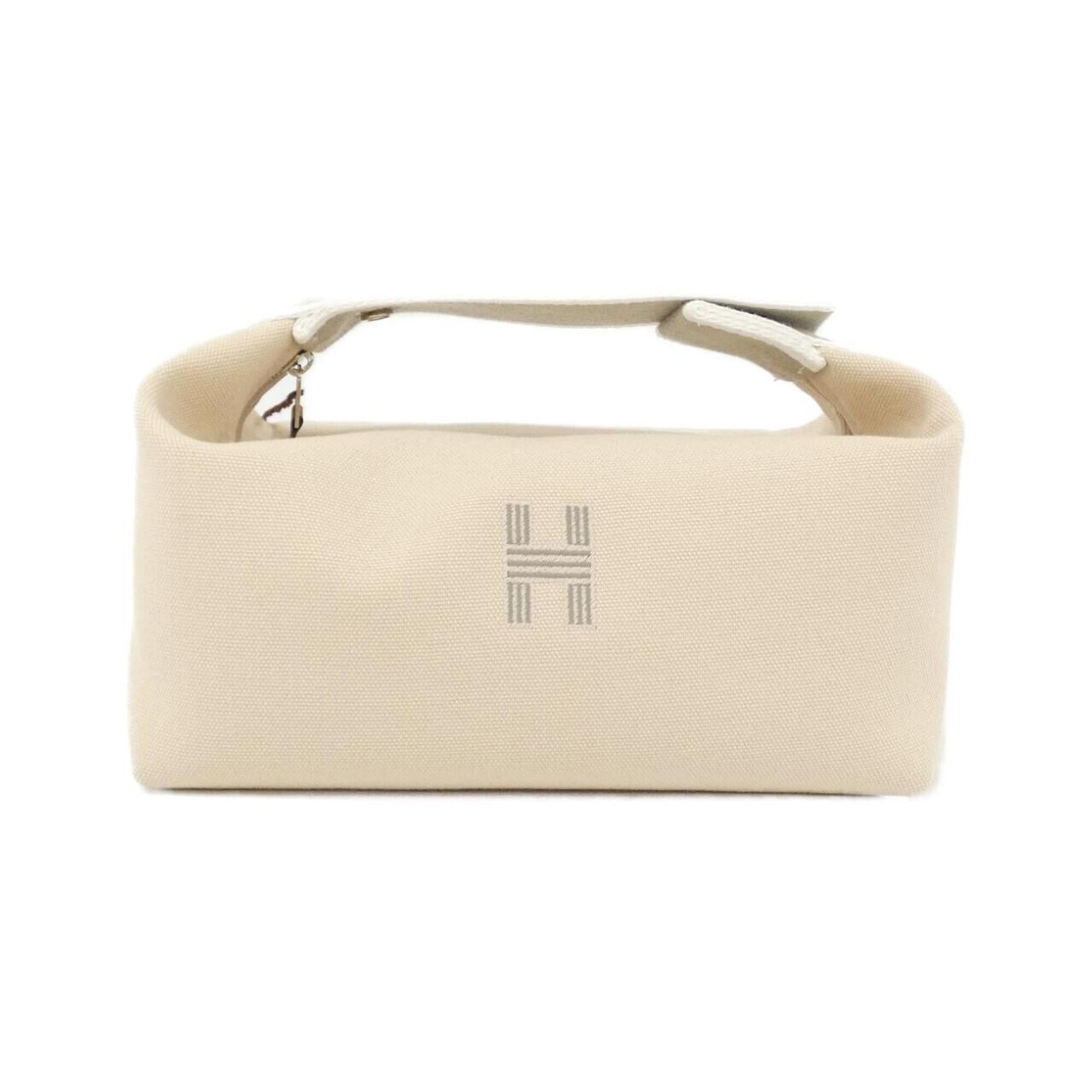 Hermes Natural Canvas Handbag (Pre-Owned)