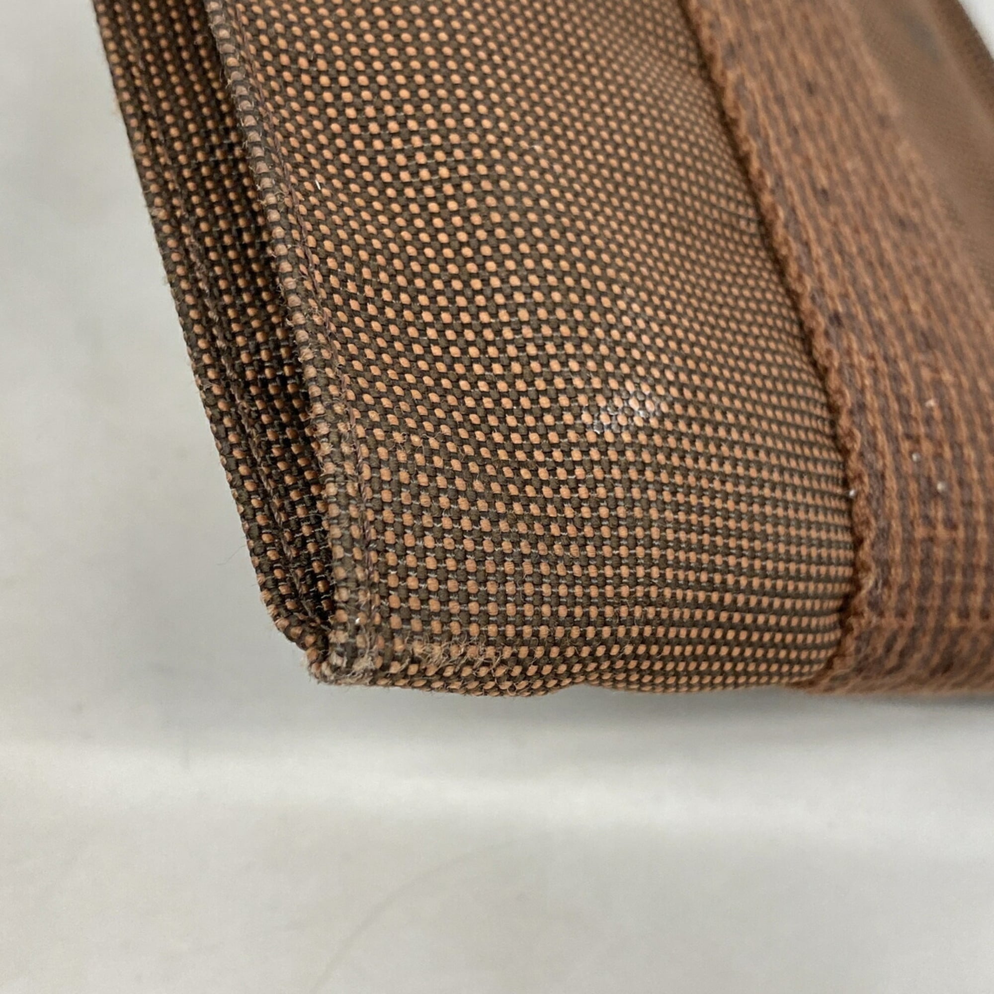 Hermes Brown Nylon Shoulder Bag (Pre-Owned)