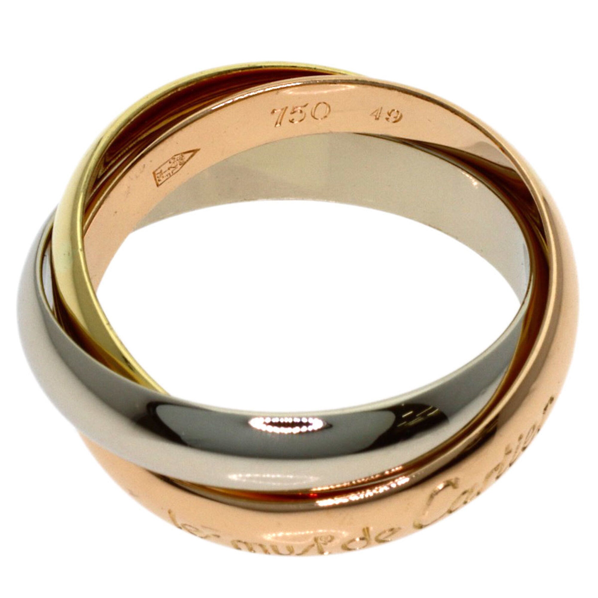 Cartier Yellow Gold (18K) Pink Gold (18K) White Gold (18K) Band Ring (Pre-Owned)
