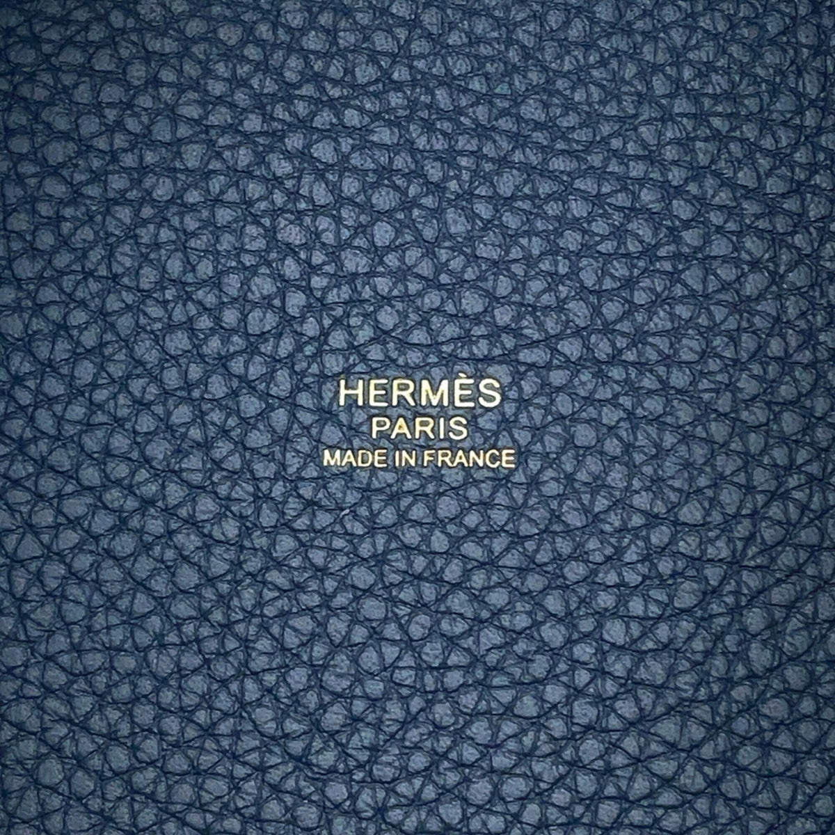 Hermes Picotin Gold Taurillon Clemence Leather Handbag (Pre-Owned)