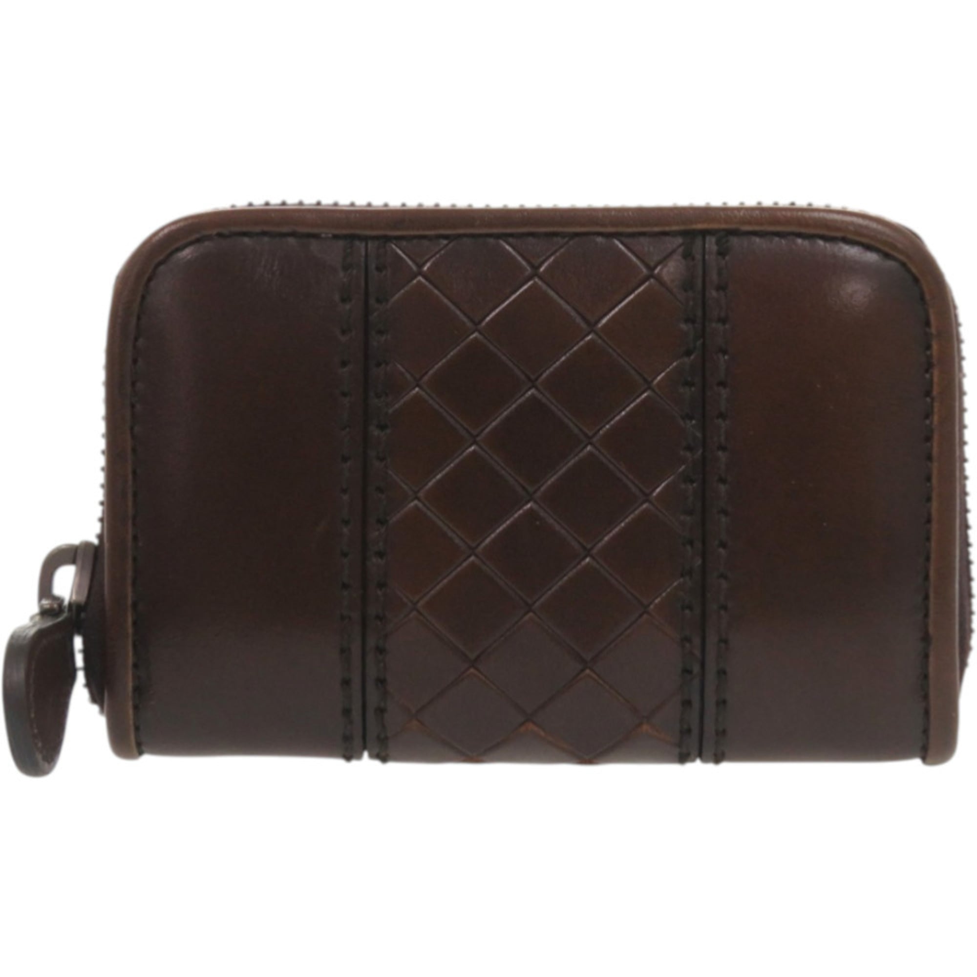 Bottega Veneta Brown Leather Coin Purse/Coin Case (Pre-Owned)