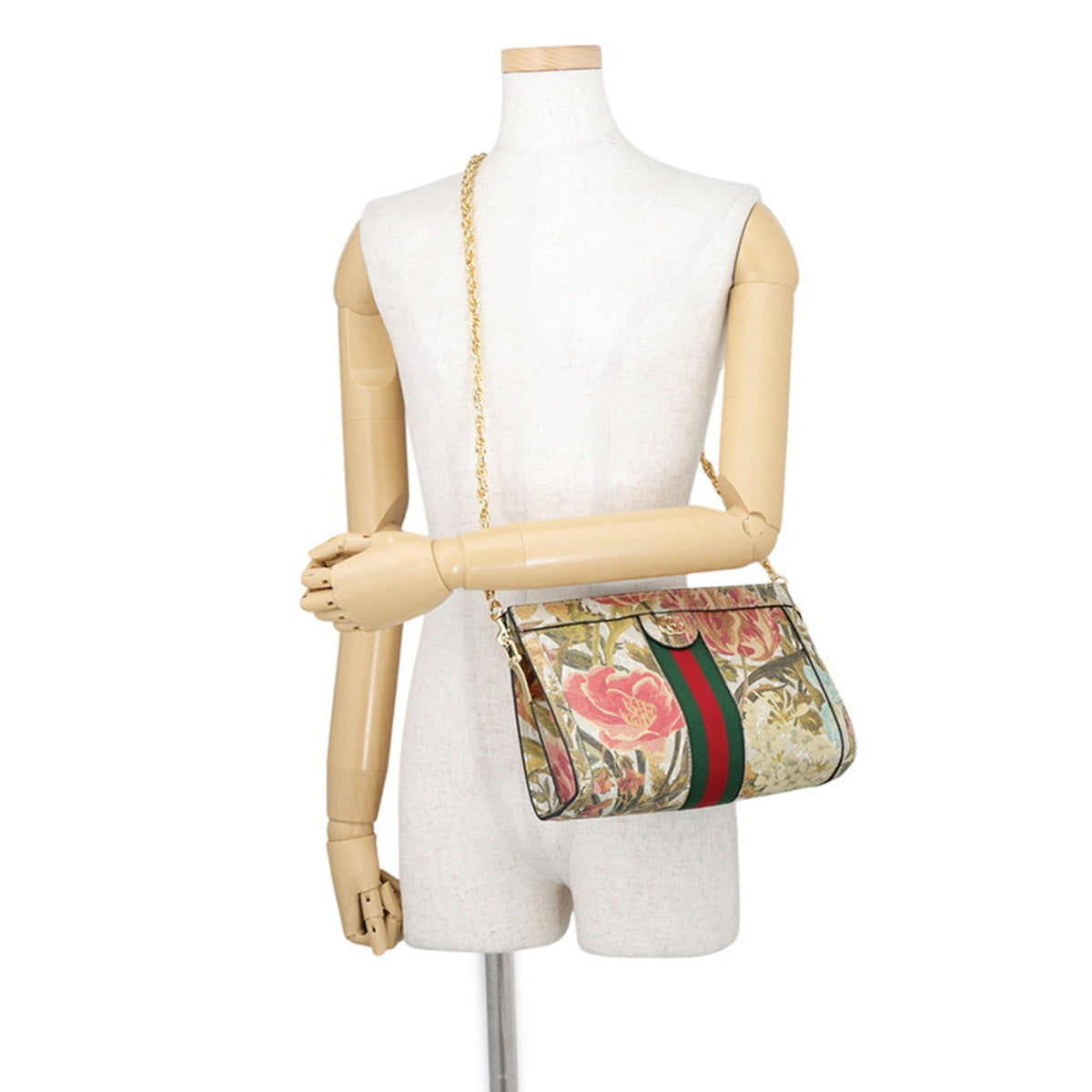 Gucci Flora Multi-Color Canvas Pvc Handbag Shoulder Bag (Pre-Owned)