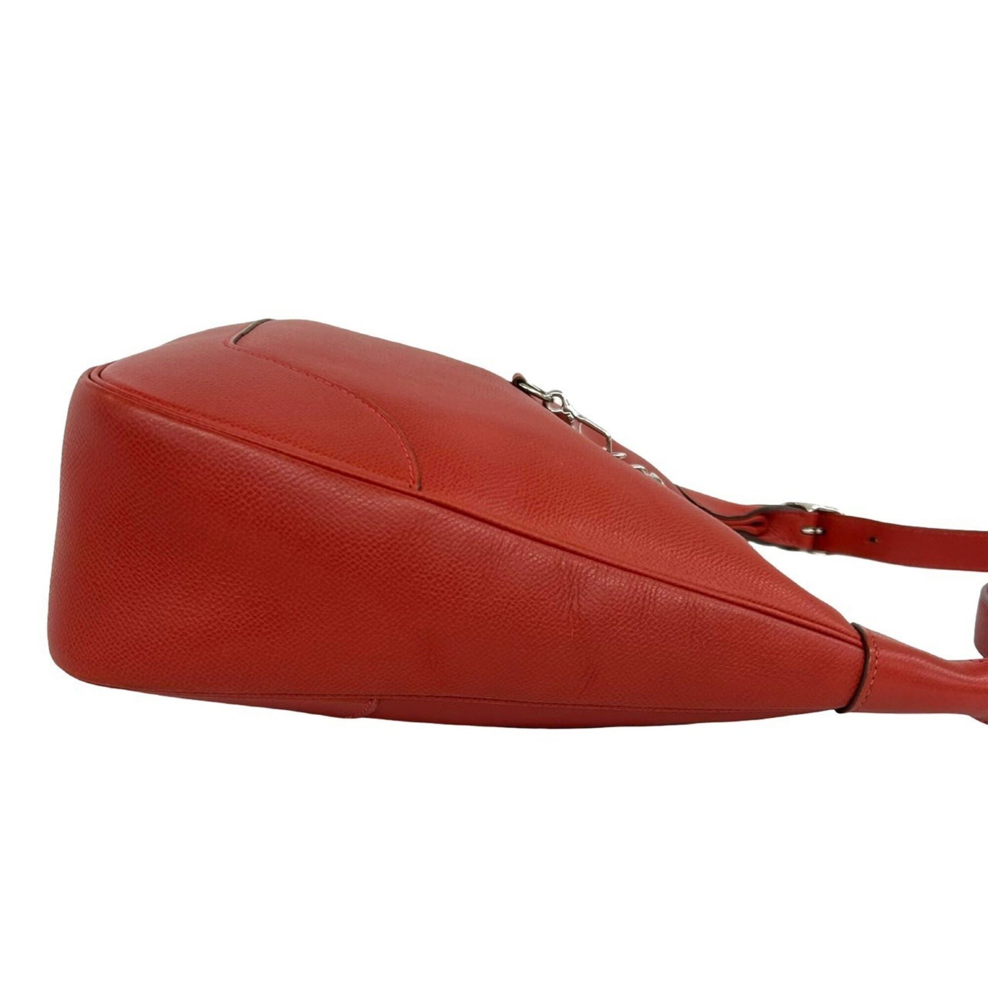 Hermes Red Color Epsom Leather Shoulder Bag (Pre-Owned)