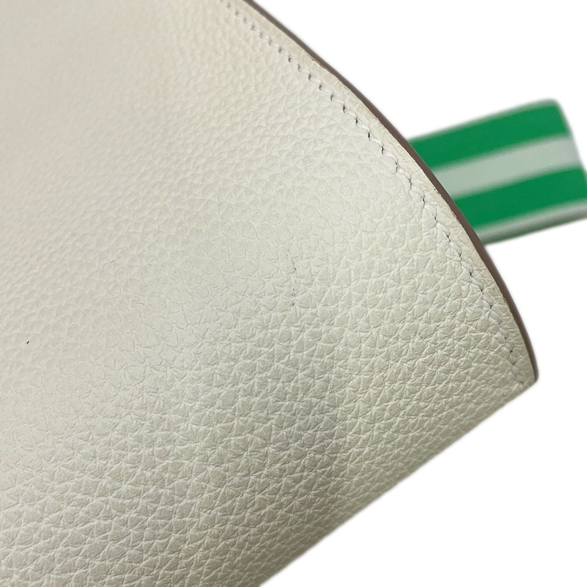 Hermes Ivory Togo Leather Handbag Shoulder Bag (Pre-Owned)