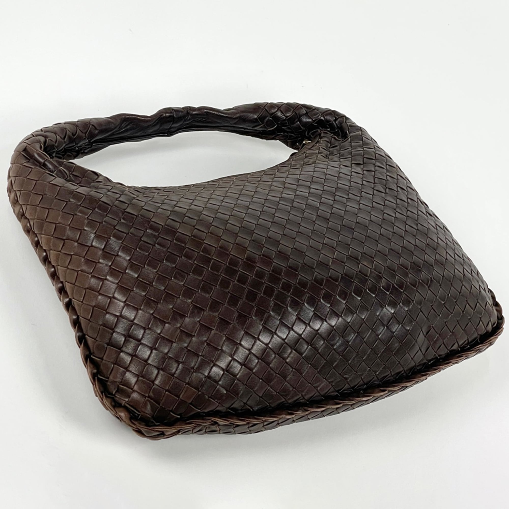 Bottega Veneta Brown Leather Handbag (Pre-Owned)