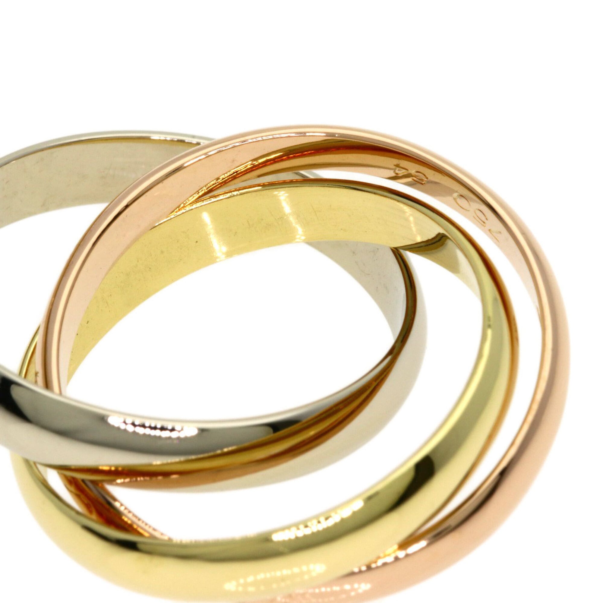 Cartier Yellow Gold (18K) Pink Gold (18K) White Gold (18K) Band Ring (Pre-Owned)