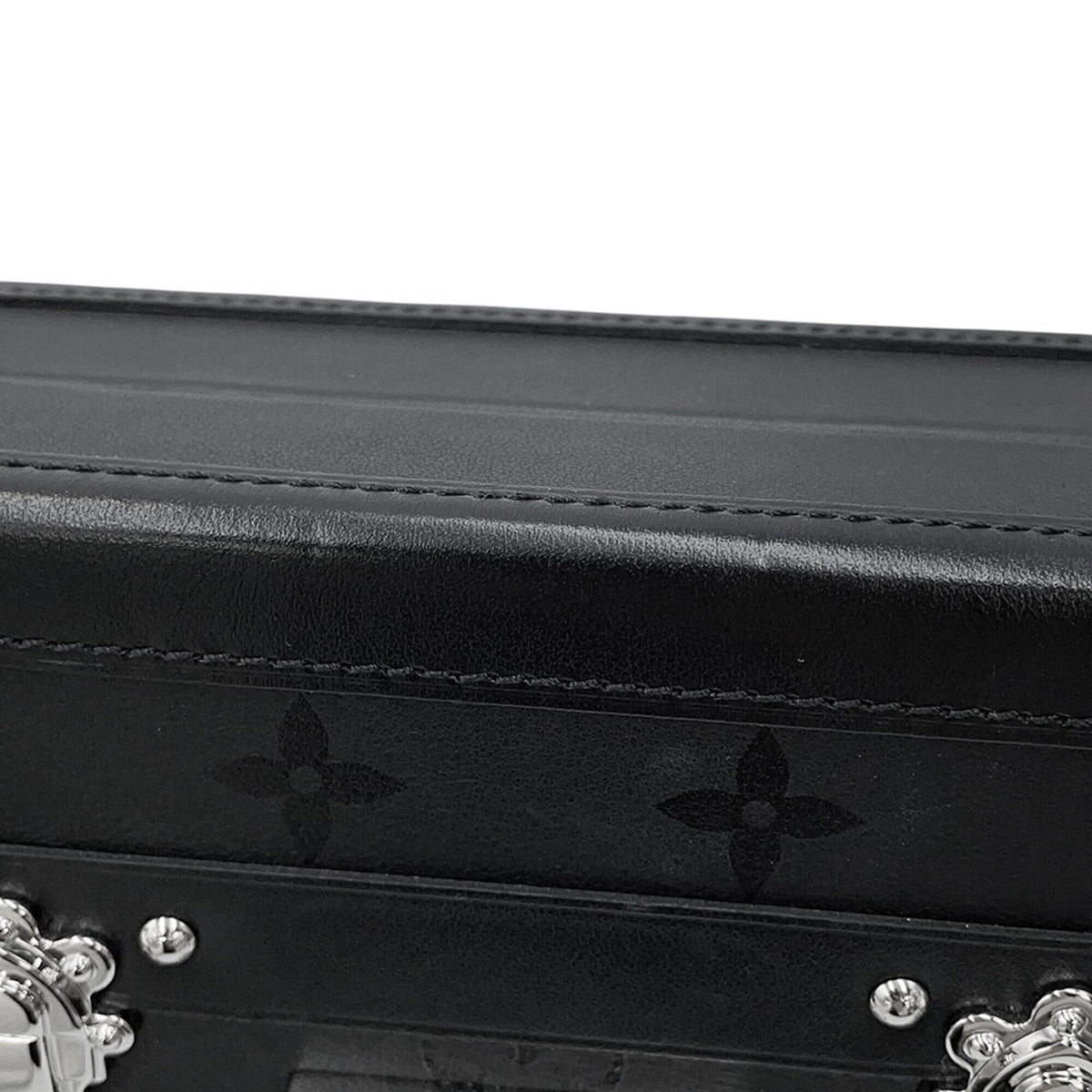 Louis Vuitton Monogram Noir Monogram Clutch Bag Handbag Shoulder Bag (Pre-Owned)