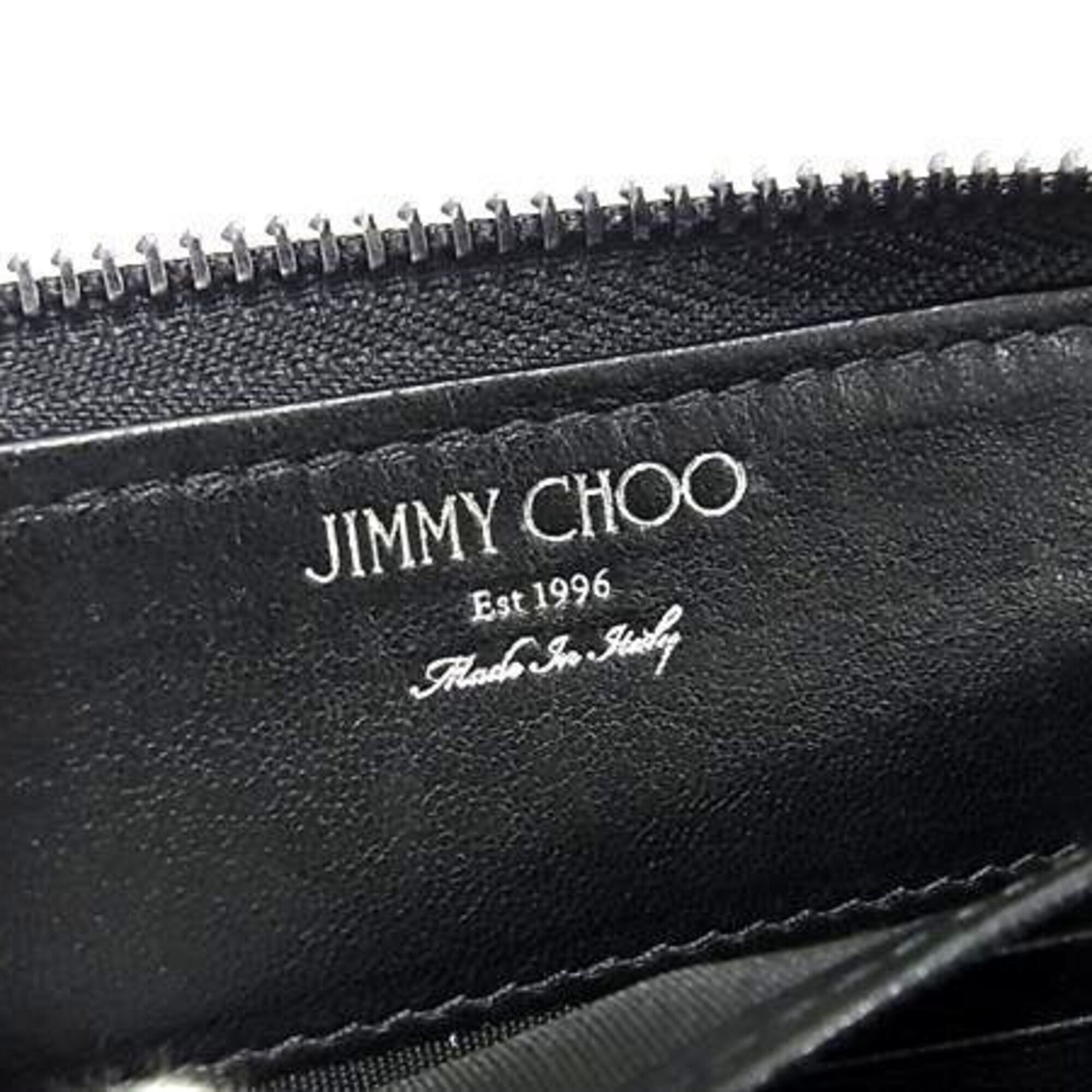 Jimmy Choo Green Nylon Long Wallet (Bi-Fold) (Pre-Owned)