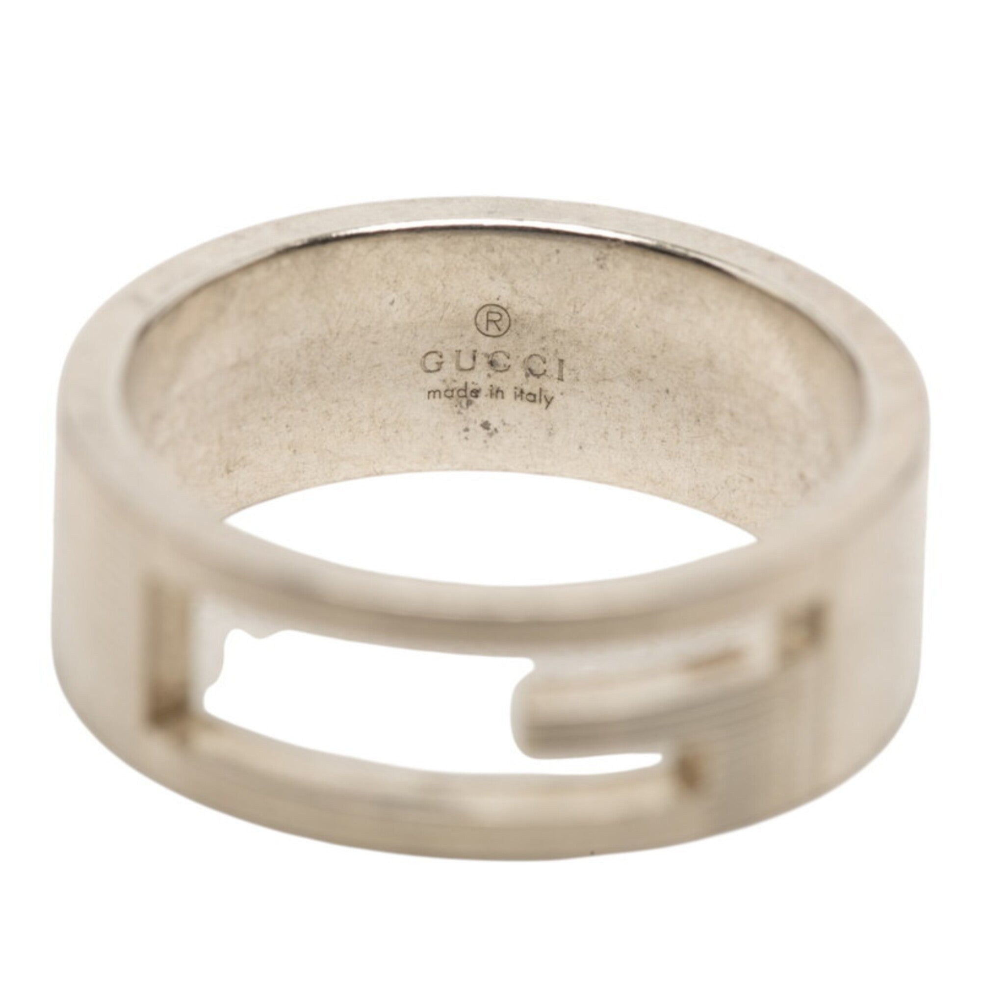 Gucci Silver 925 Band Ring (Pre-Owned)