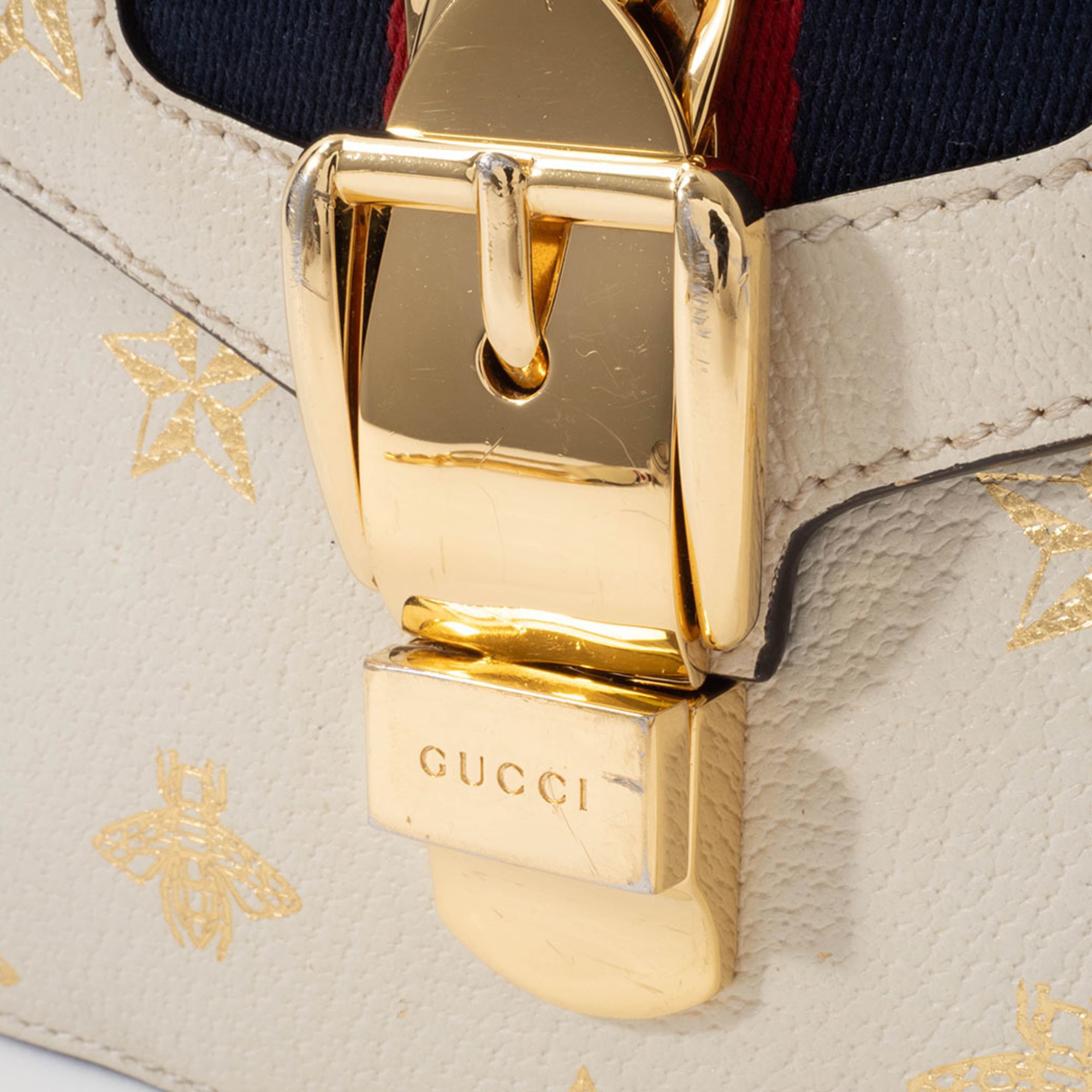 Gucci White Leather Handbag (Pre-Owned)