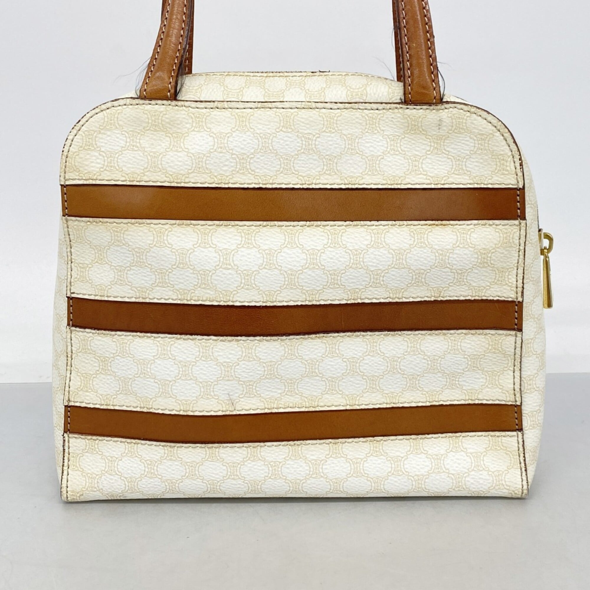 Celine White Pvc Handbag (Pre-Owned)