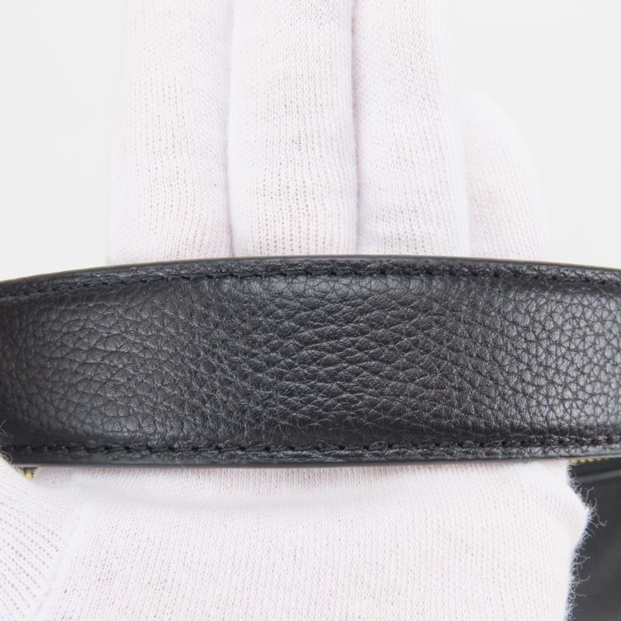 Coach Black Leather Shoulder Bag (Pre-Owned)