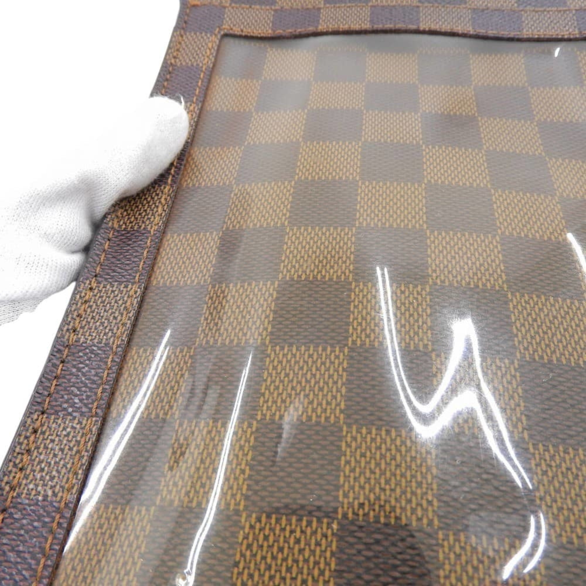 Louis Vuitton Damier Canvas Ebene Pvc Shoulder Bag (Pre-Owned)