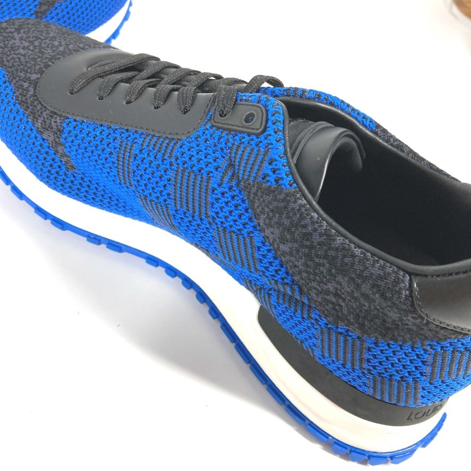 Louis Vuitton Black Blue Sneakers (Pre-Owned)