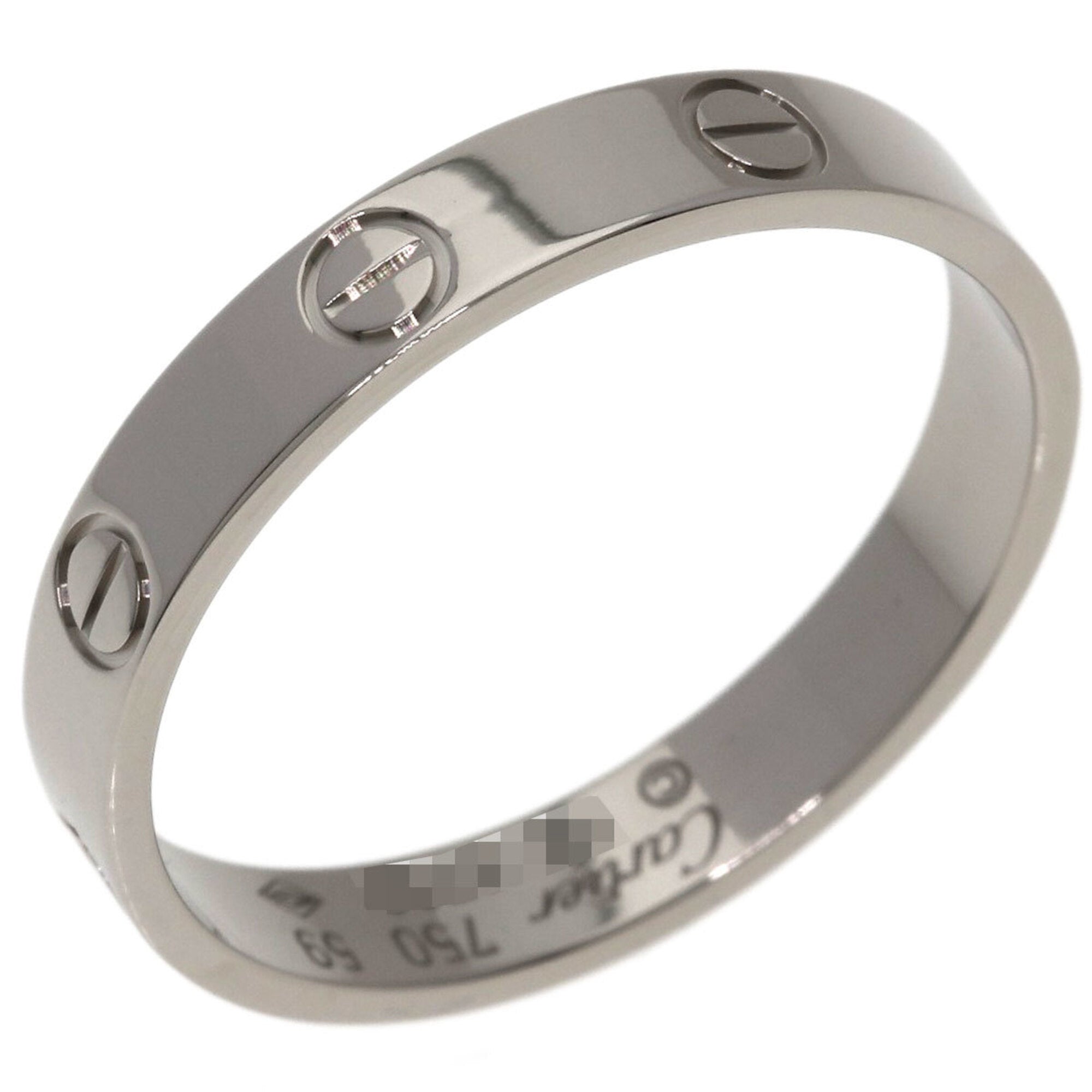 Cartier Love White Gold (18K) Band Ring (Pre-Owned)