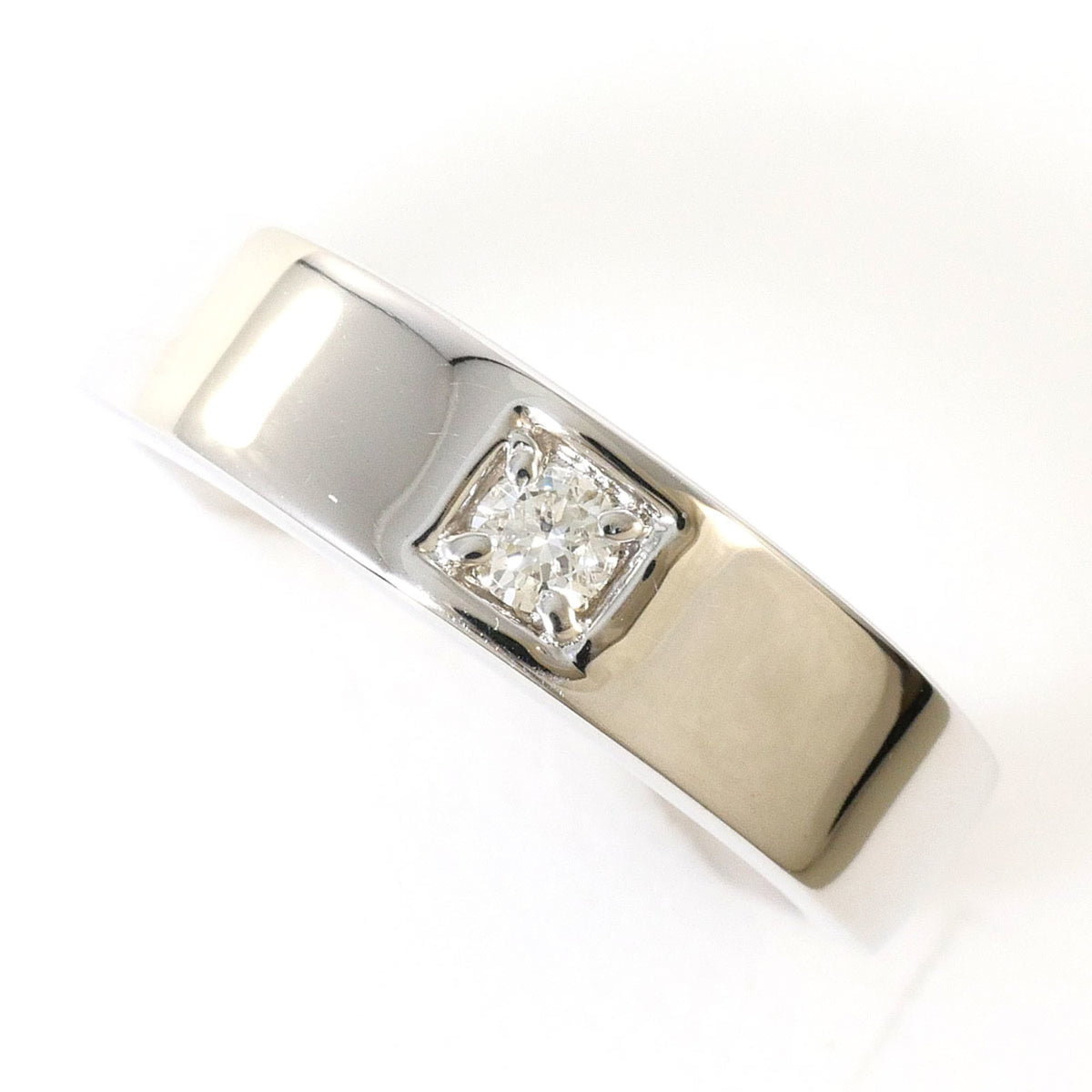 Unbranded White Gold White Gold (18K) Band Ring (Pre-Owned)