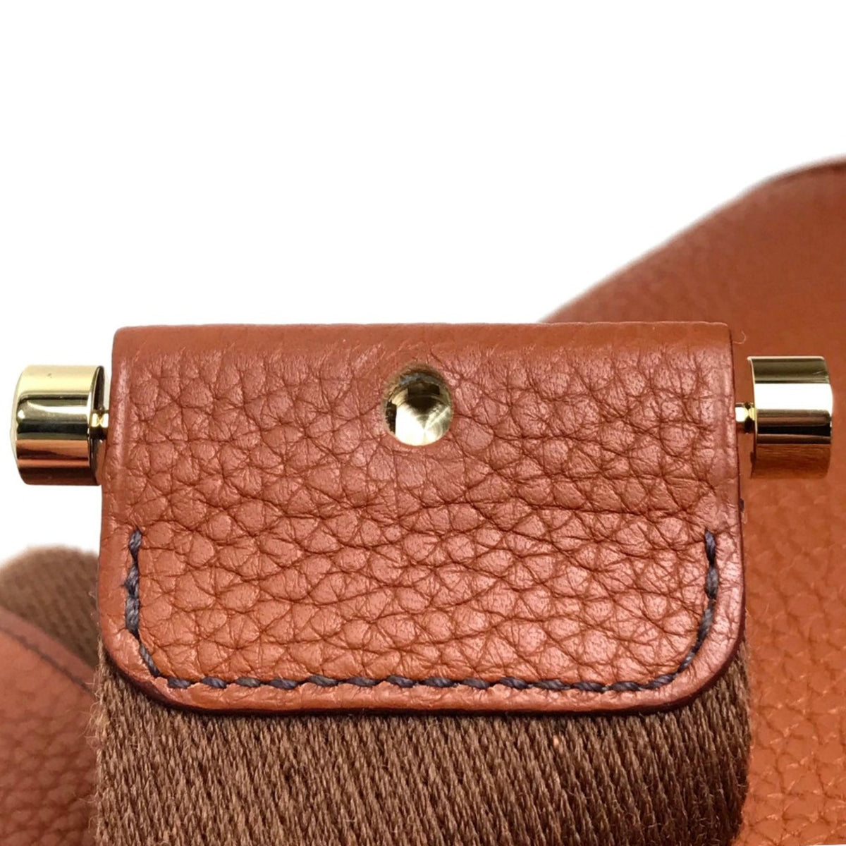 Hermes Brown Leather Shoulder Bag (Pre-Owned)