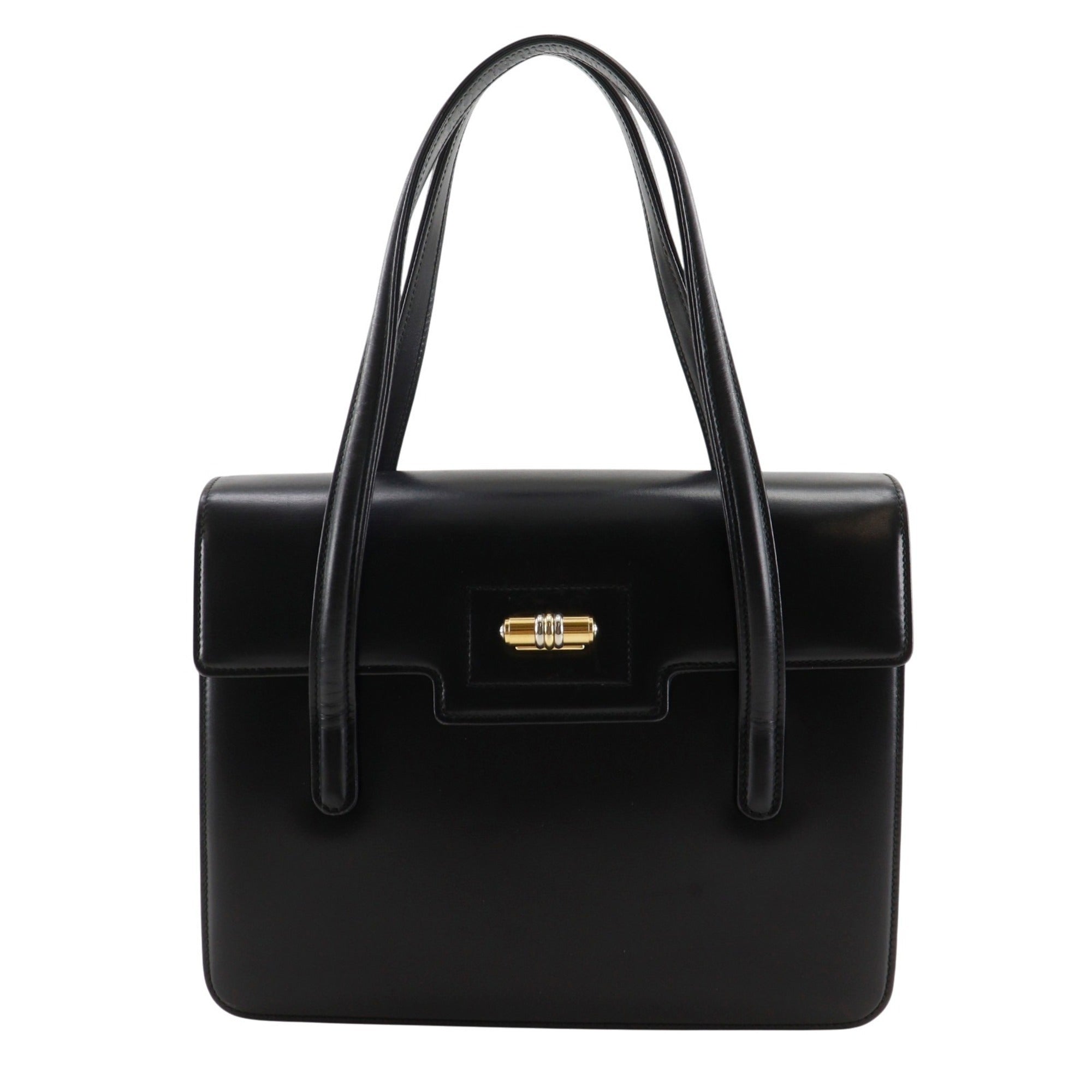 Gucci Black Leather Handbag (Pre-Owned)
