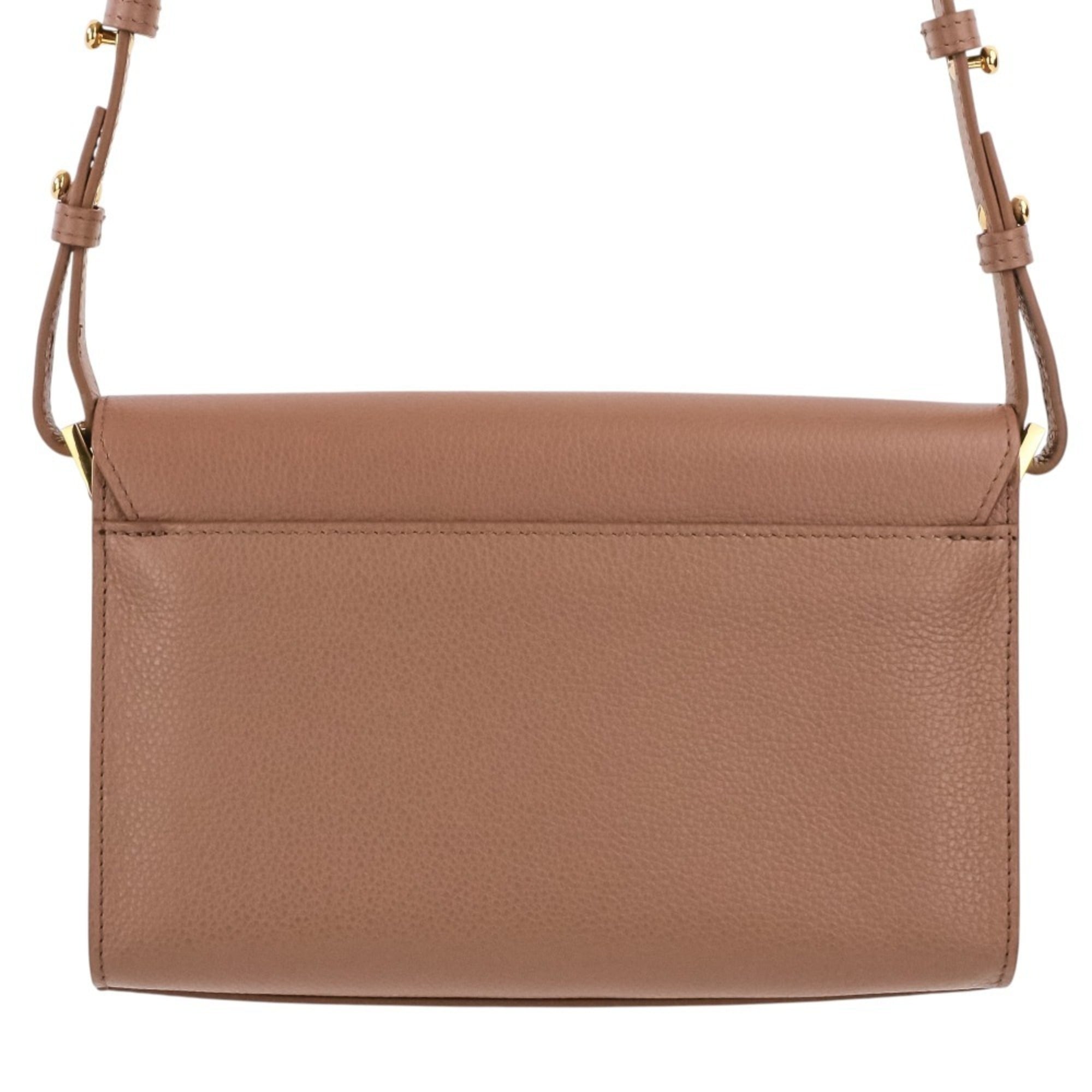 Sergio Rossi Brown Messenger Bag Shoulder Bag (Pre-Owned)