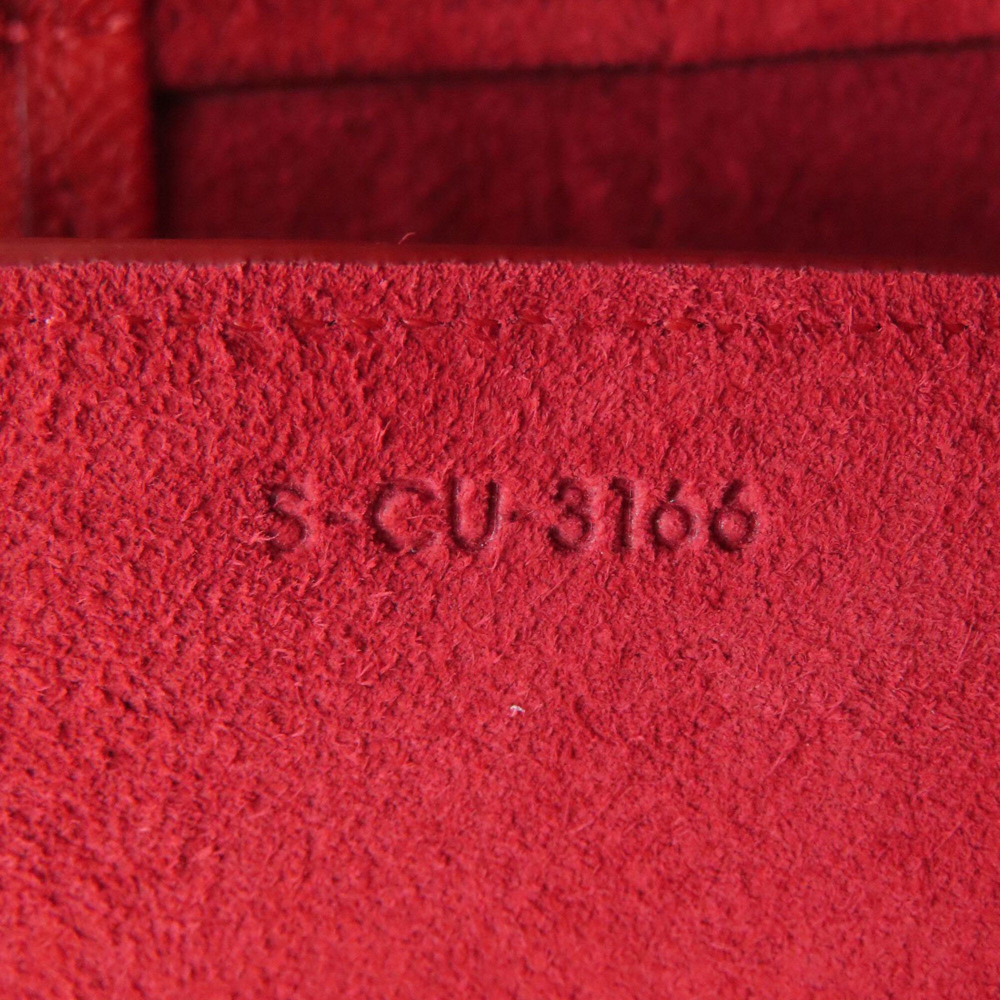 Celine Red Color Leather Handbag (Pre-Owned)