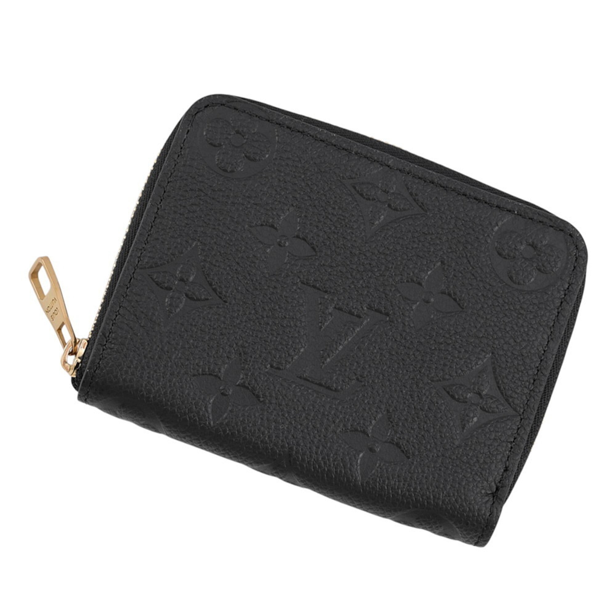 Louis Vuitton Monogram Empreinte Black Noir Monogram Empreinte Coin Purse/Coin Case (Pre-Owned)