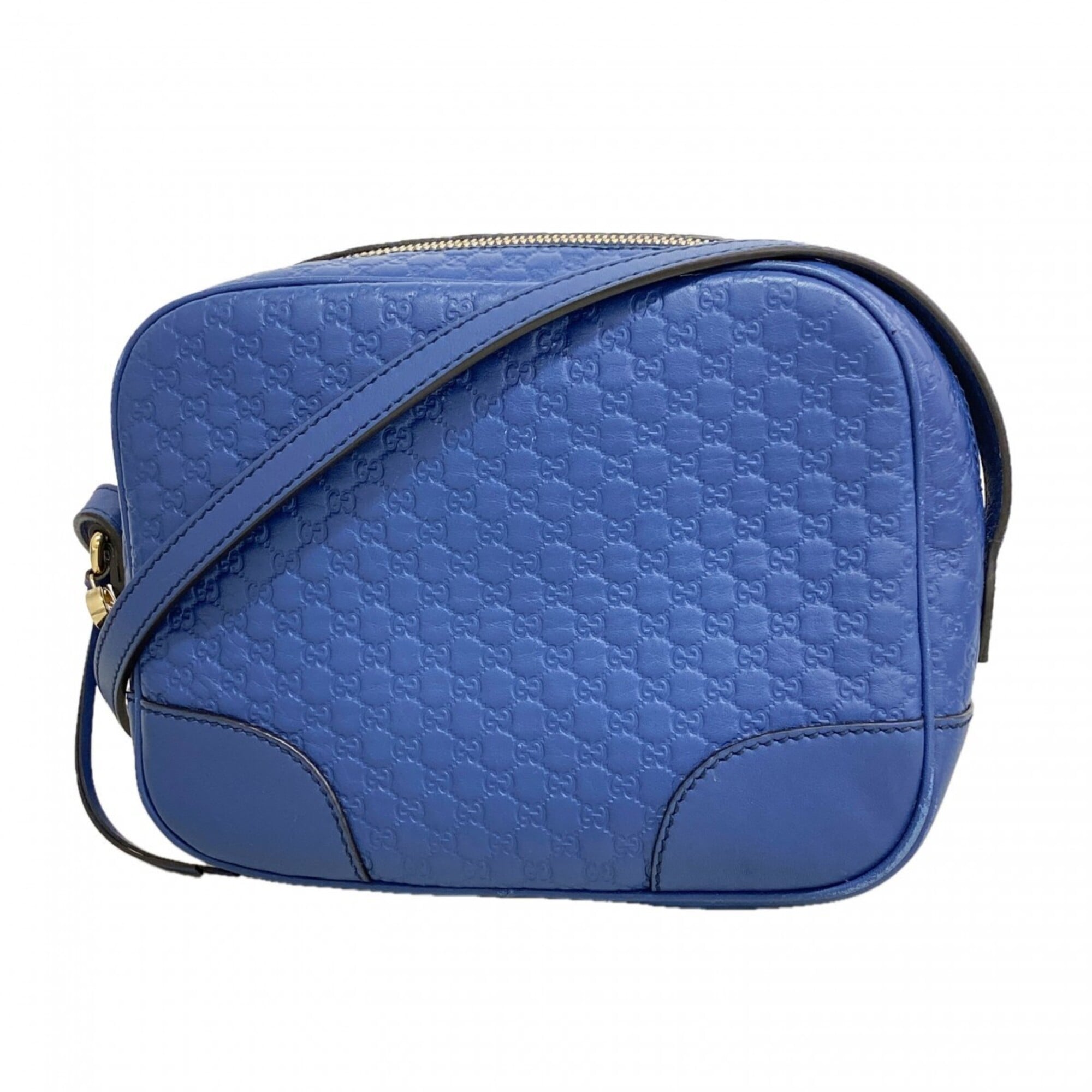 Gucci Blue Leather Shoulder Bag (Pre-Owned)