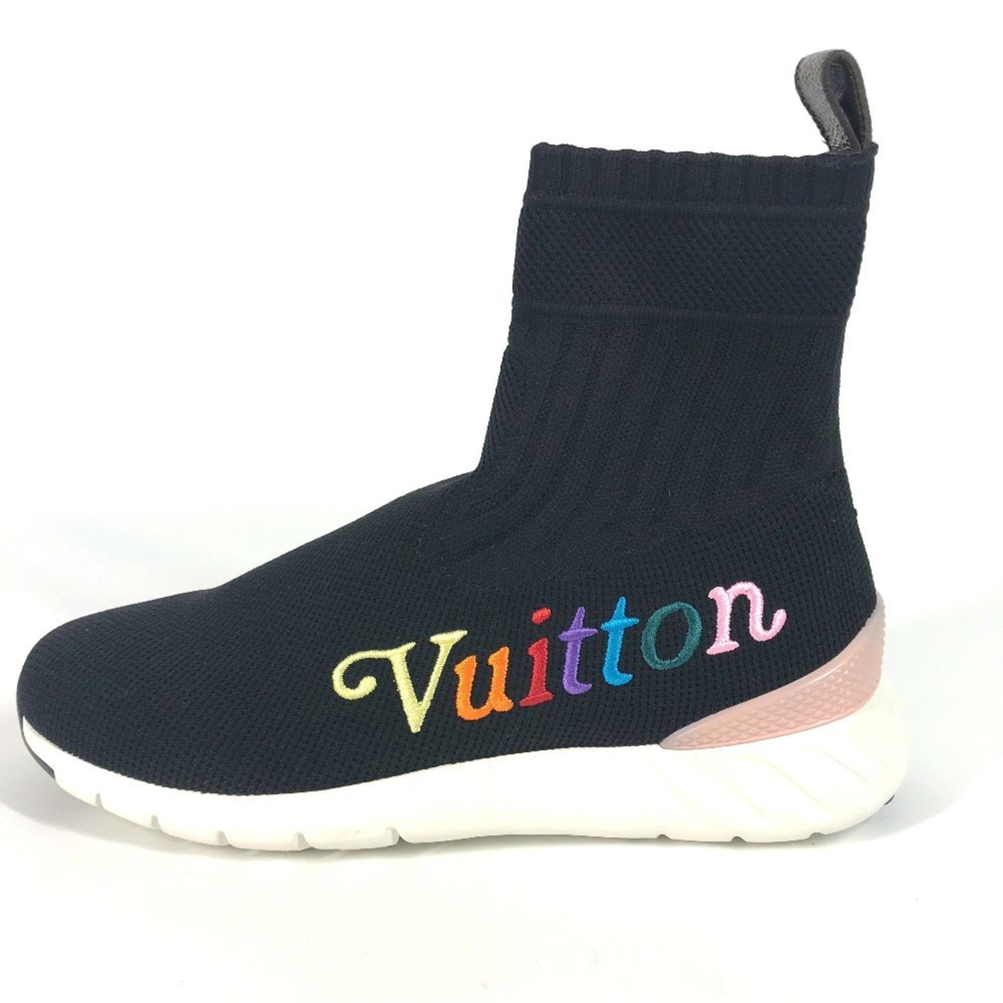 Louis Vuitton Black Multi-Color Sneakers (Pre-Owned)