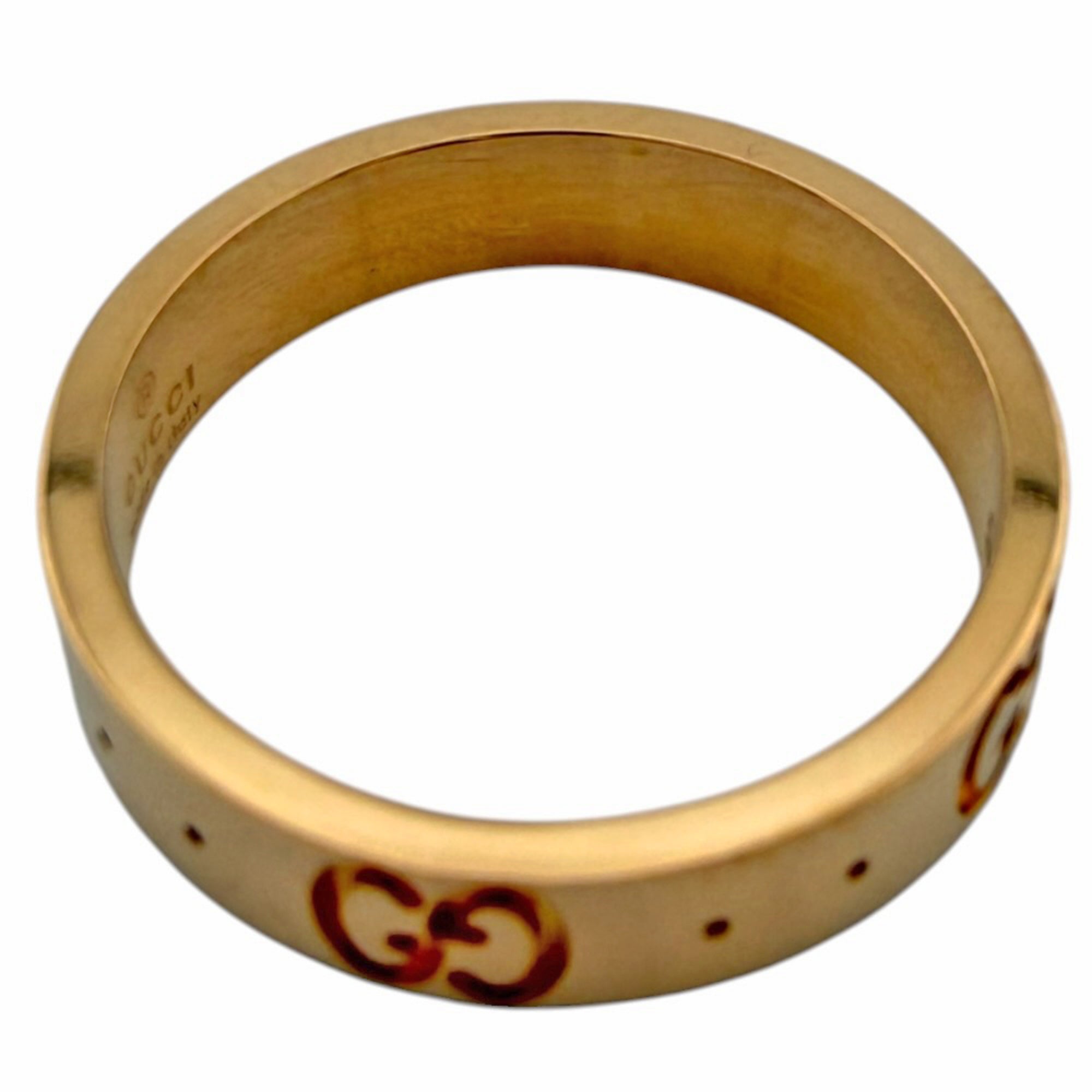 Gucci Icon Pink Gold (18K) Band Ring (Pre-Owned)